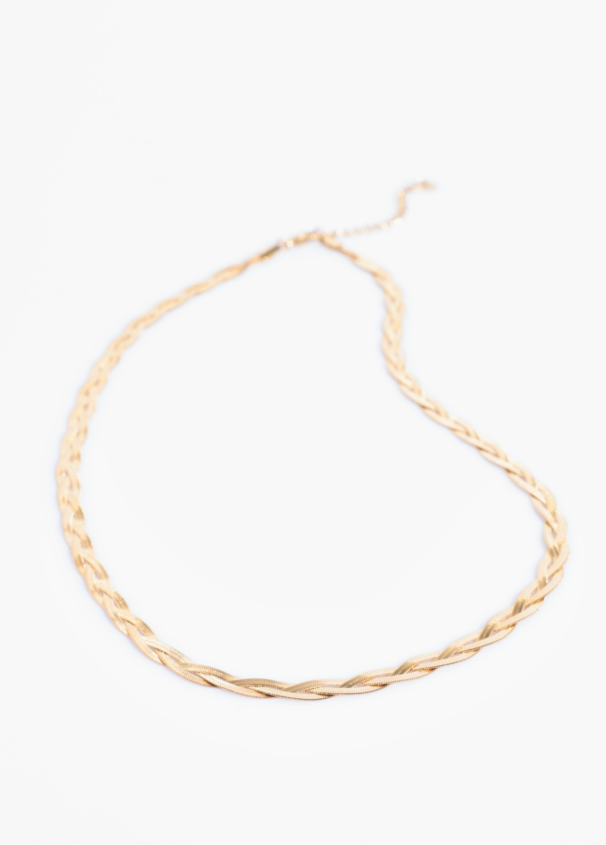 Colar_de_corrente_de_cobra_trançada_de_aço_inoxidável_Dore_DE1_slim