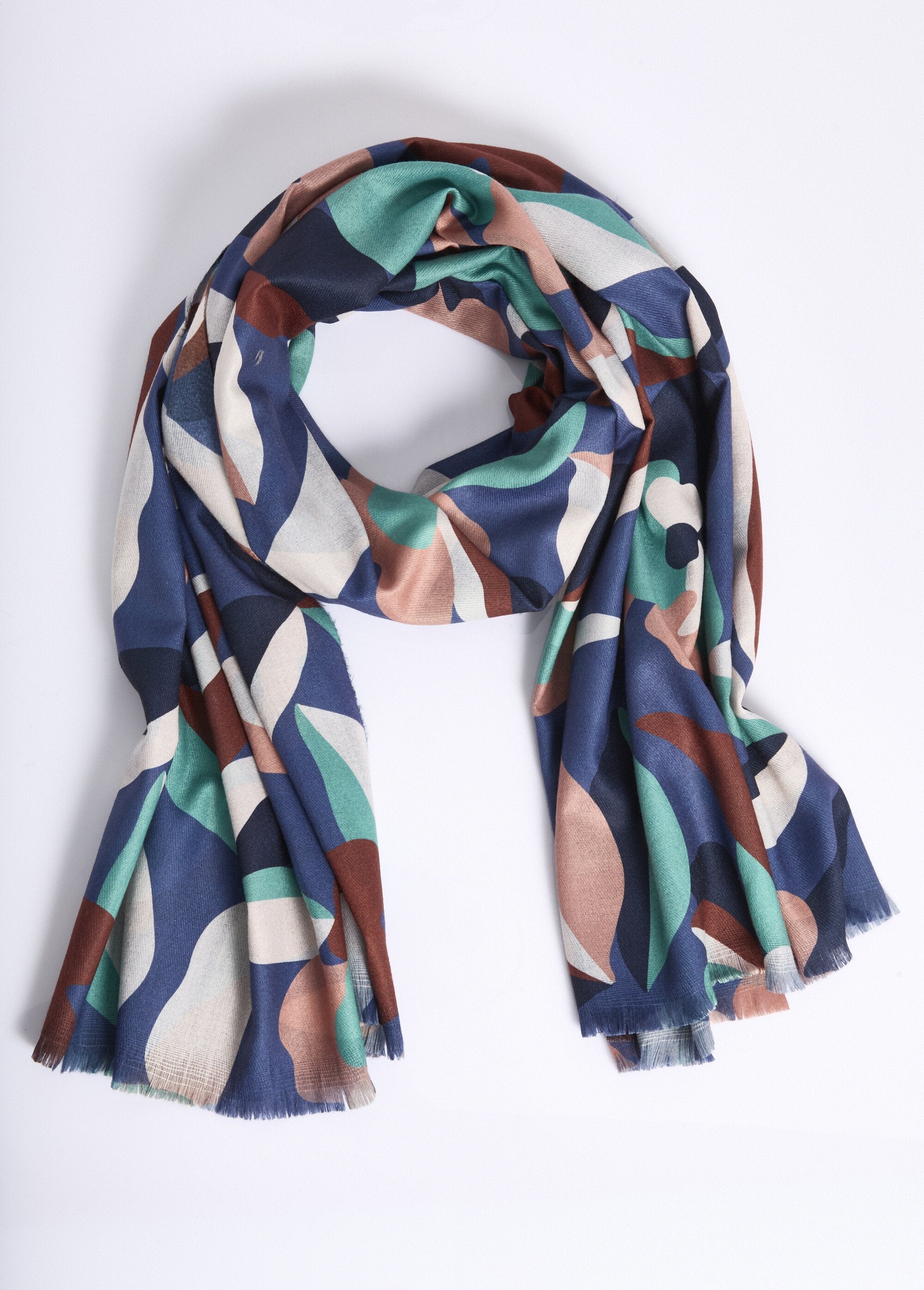 Foulard_imprimé_fleuri_graphique_Bleu_FA1_slim