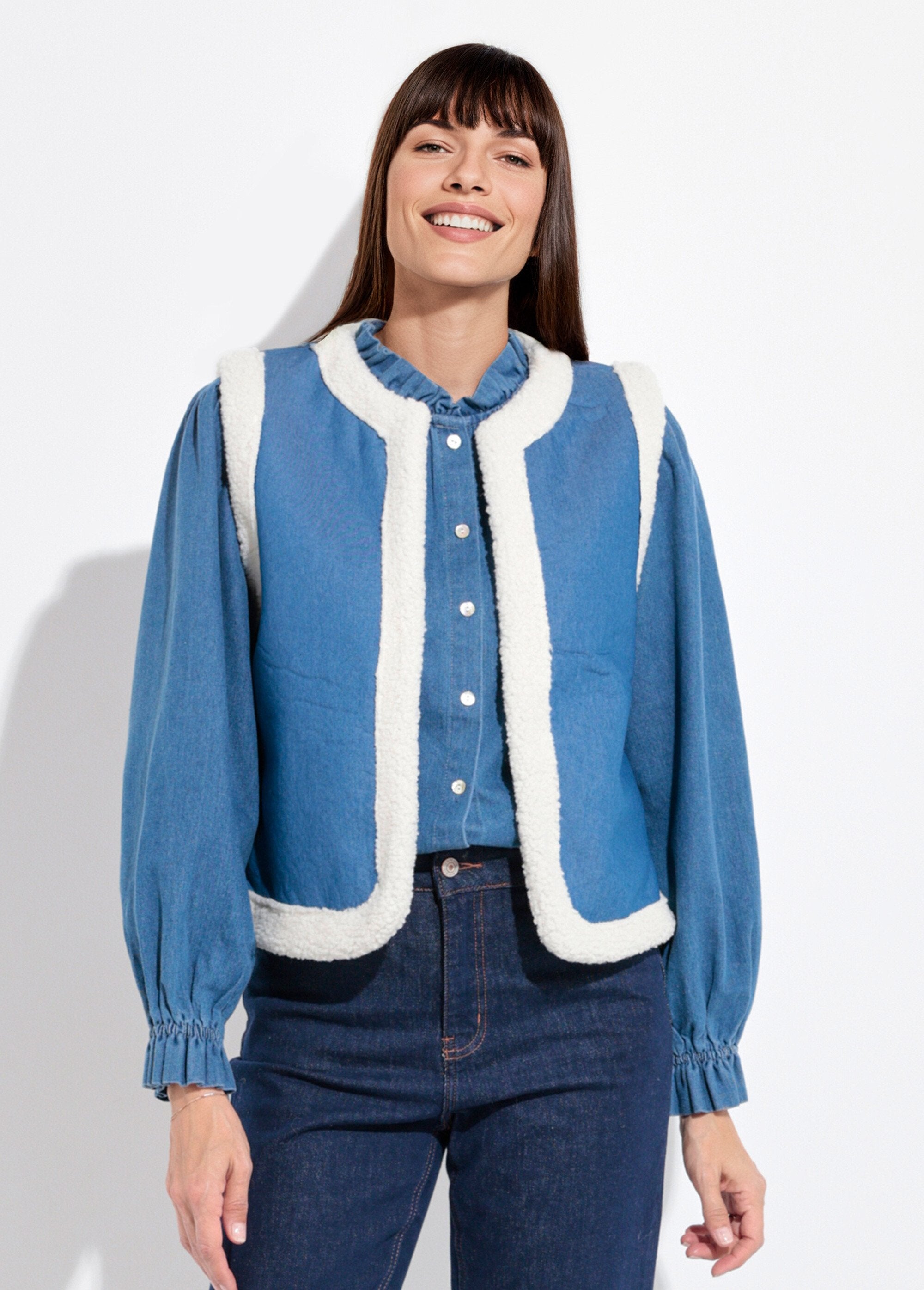 Colete_de_pastor_jeans_estilo_pele_de_carneiro_Bleu_FA1_slim