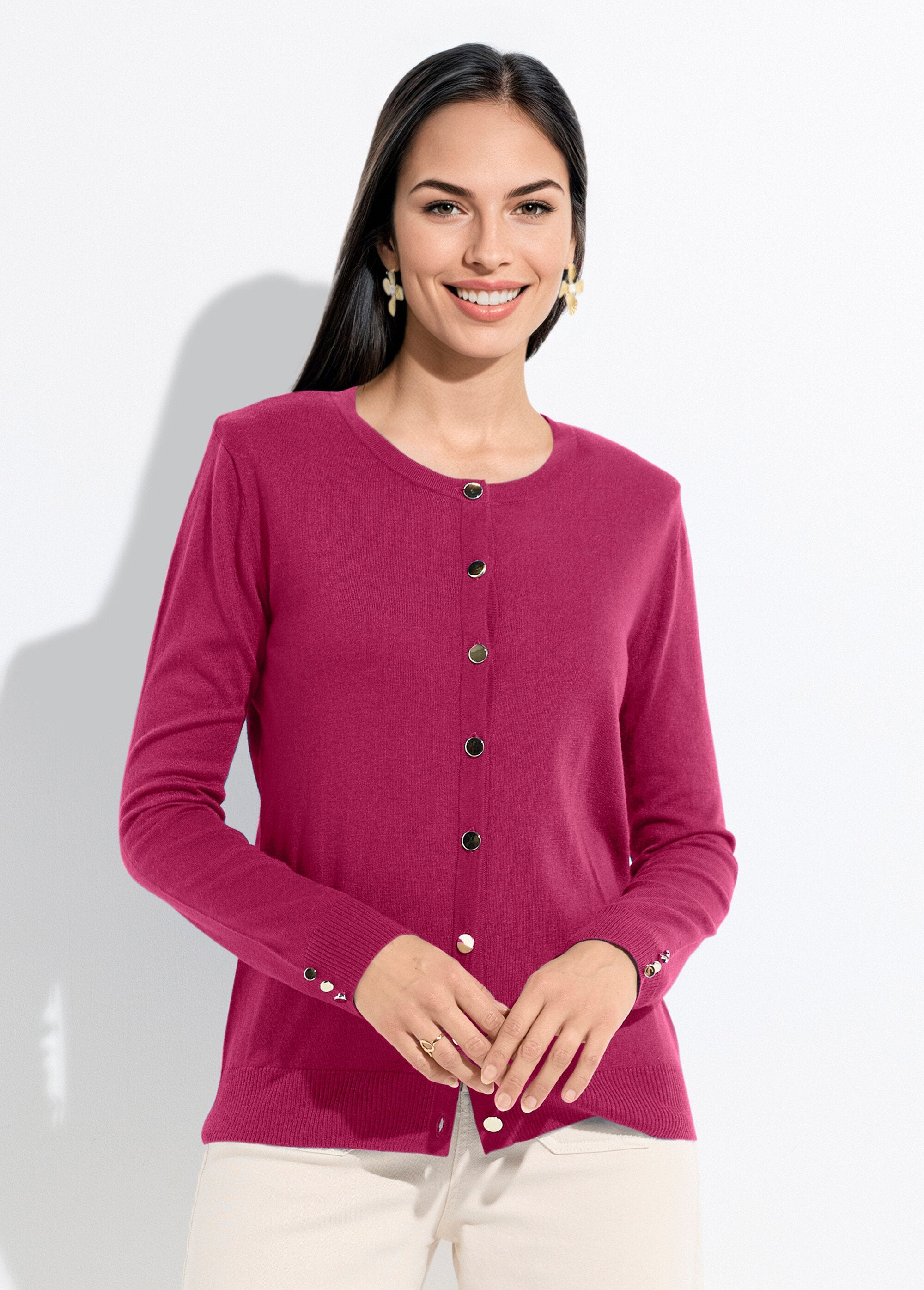 Gilet_fin_col_rond_boutonné_jersey_uni_avec_laine_mérinos_Cassis_FA1_slim