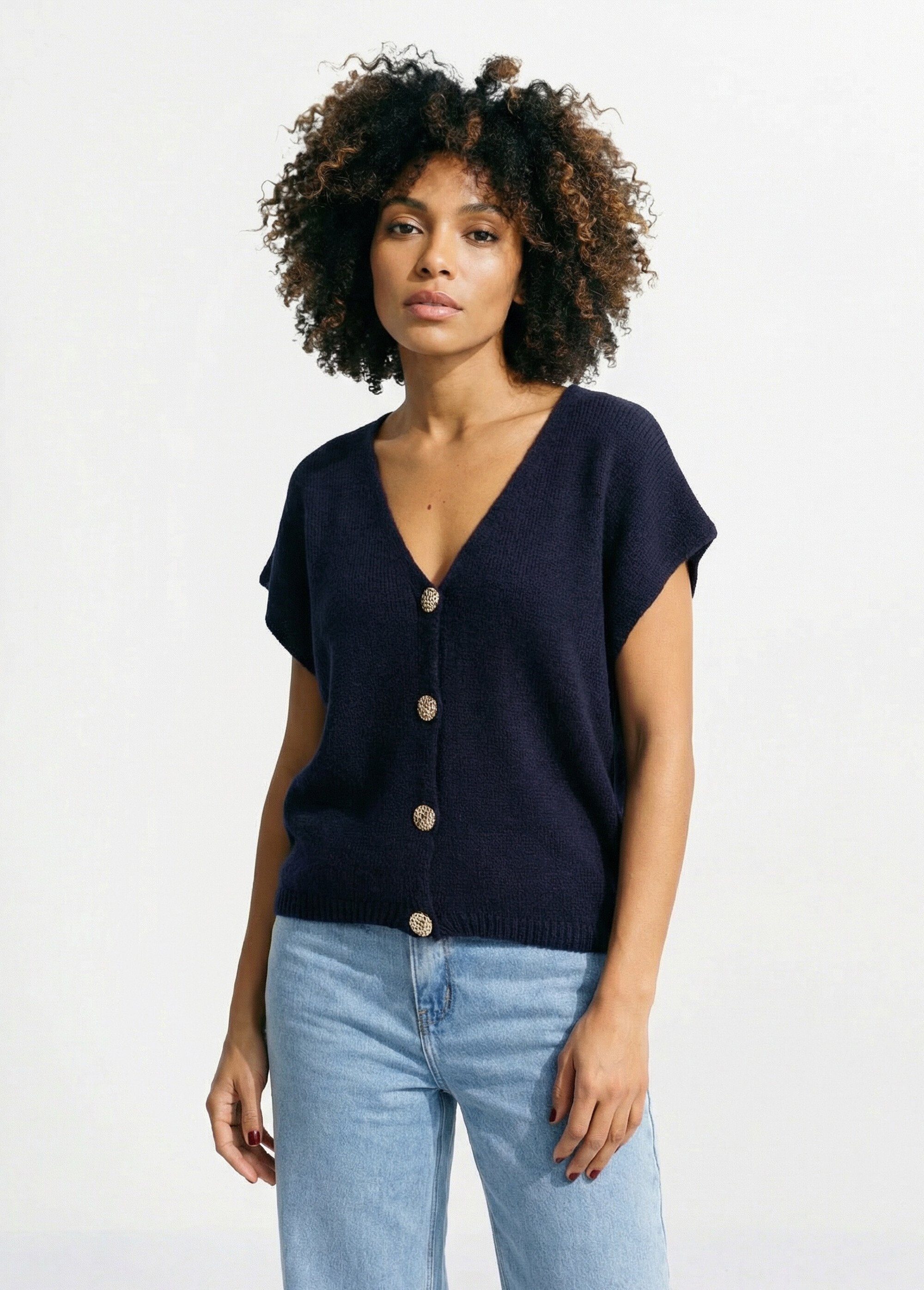 Casaco_de_manga_curta_com_botões_metálicos_Marine_FA1_slim