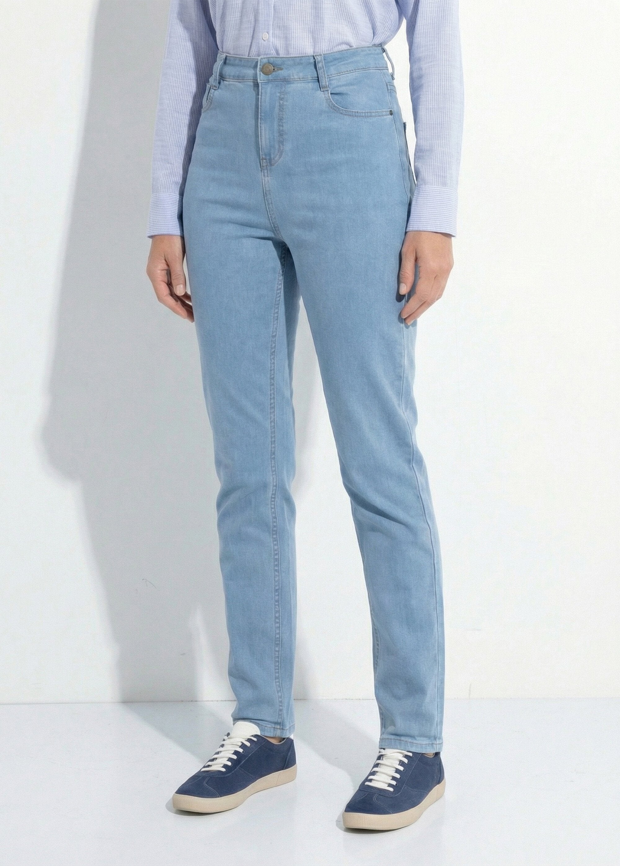 Calças_de_ganga_de_cintura_subida_de_perna_direita_Bleached_FA1_slim