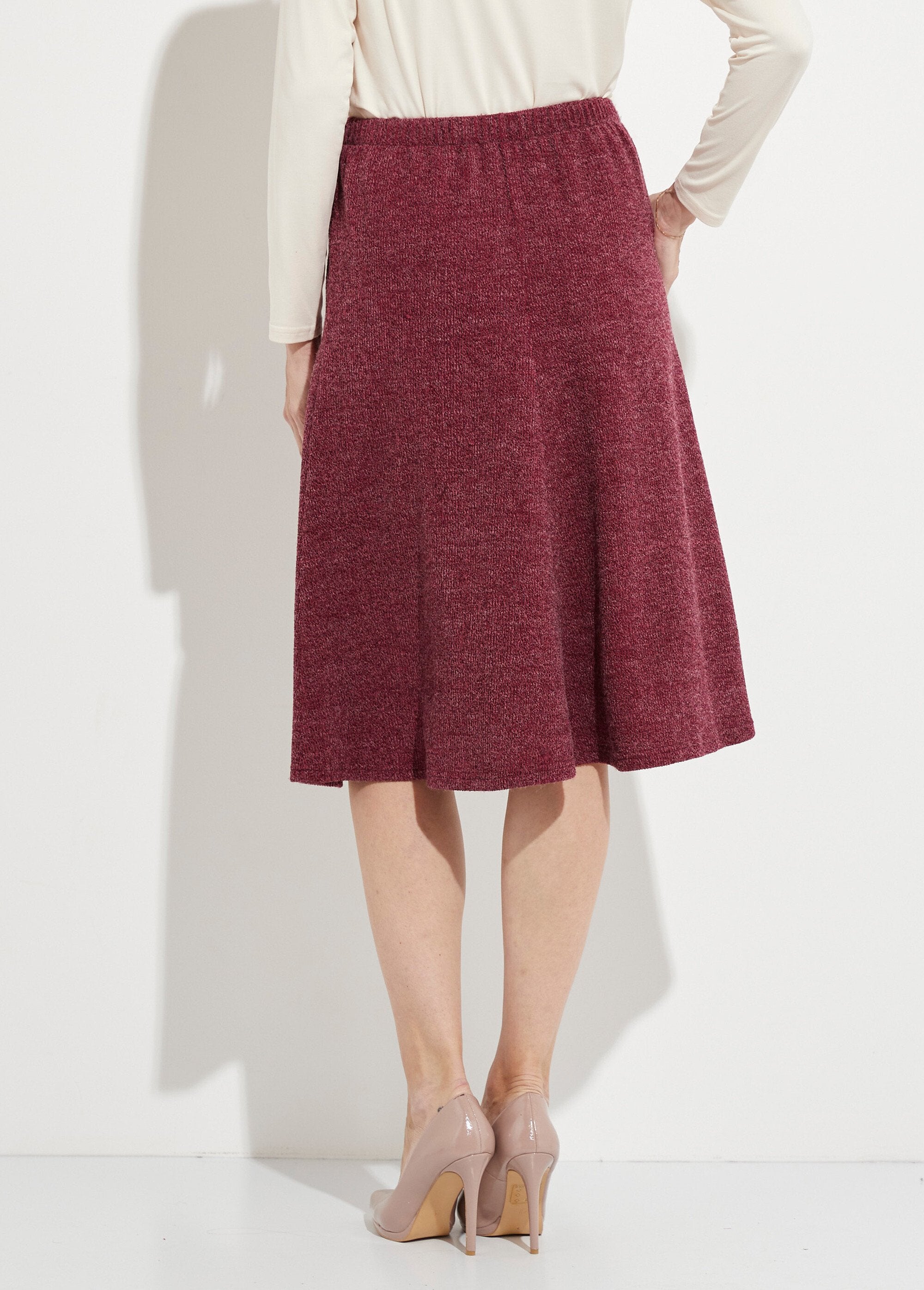 Jupe_mi_longue_évasée_maille_chaude_unie_Bordeaux_DO1_slim