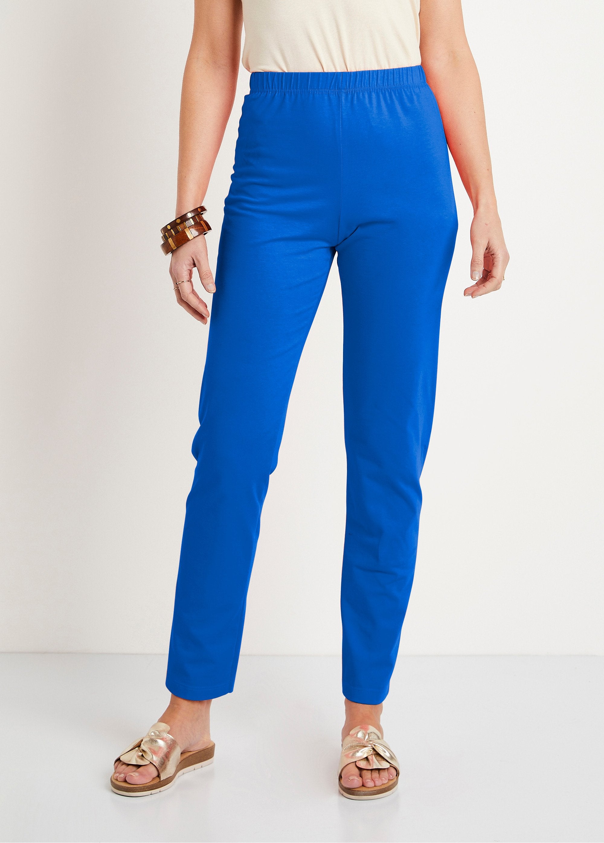 Leggings_de_cintura_elástica_em_jersey_de_algodão_AZUL_FA1_slim