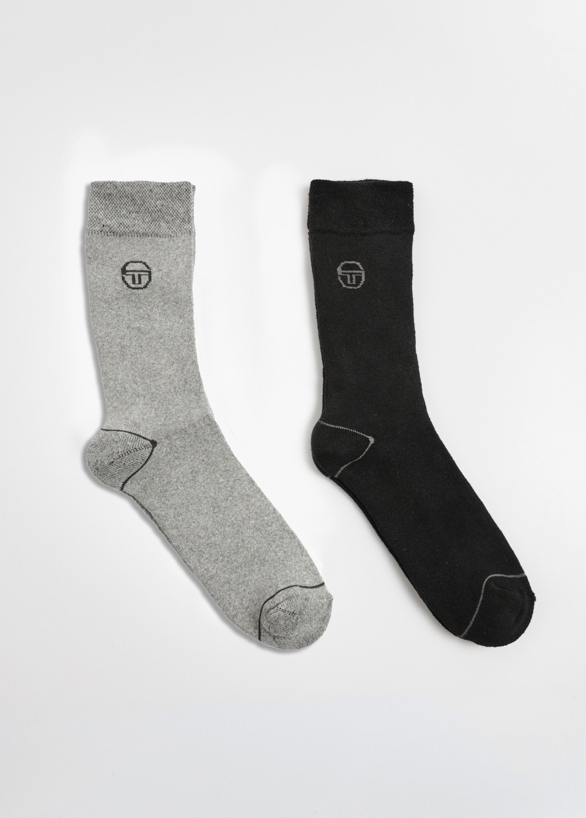 Pacote_de_2_meias,_interior_felpudo_Noir_et_gris_DE1_slim