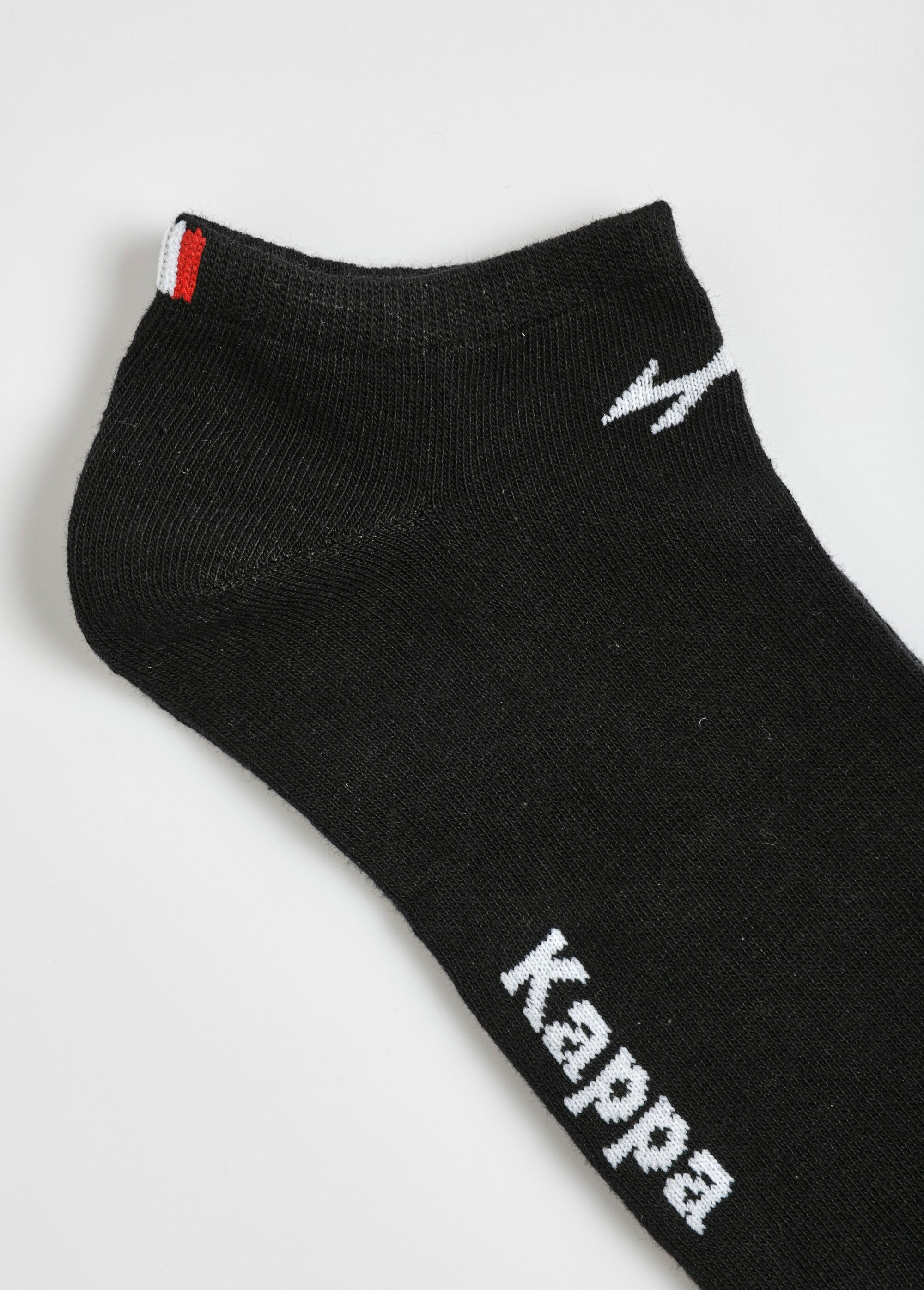 Pacote_de_2_meias_lisas,_licença_Alpine_Blanc_et_noir_DE2_slim