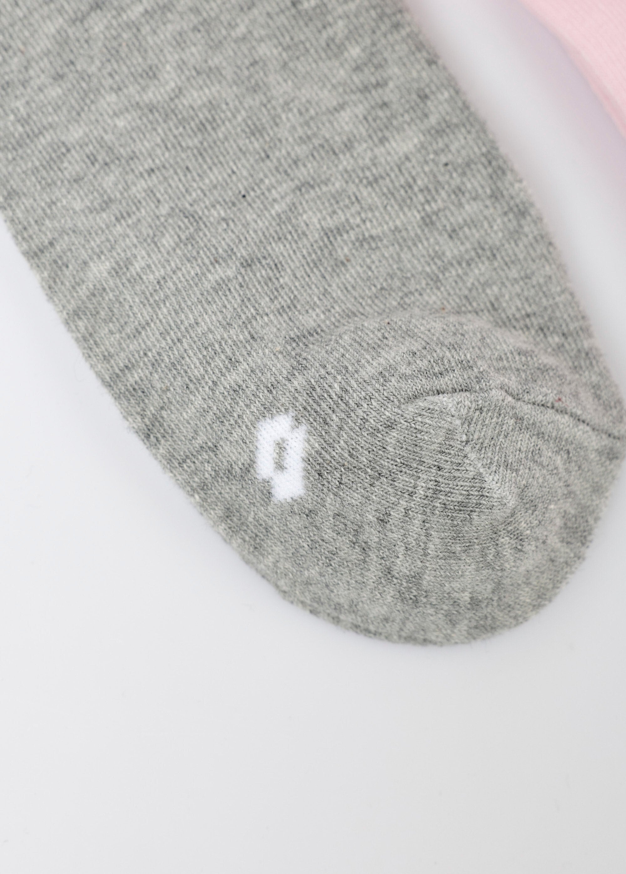 Pacote_de_3_meias_bicolores_com_logotipo,_sortidas_Assortis_blanc_DE3_slim