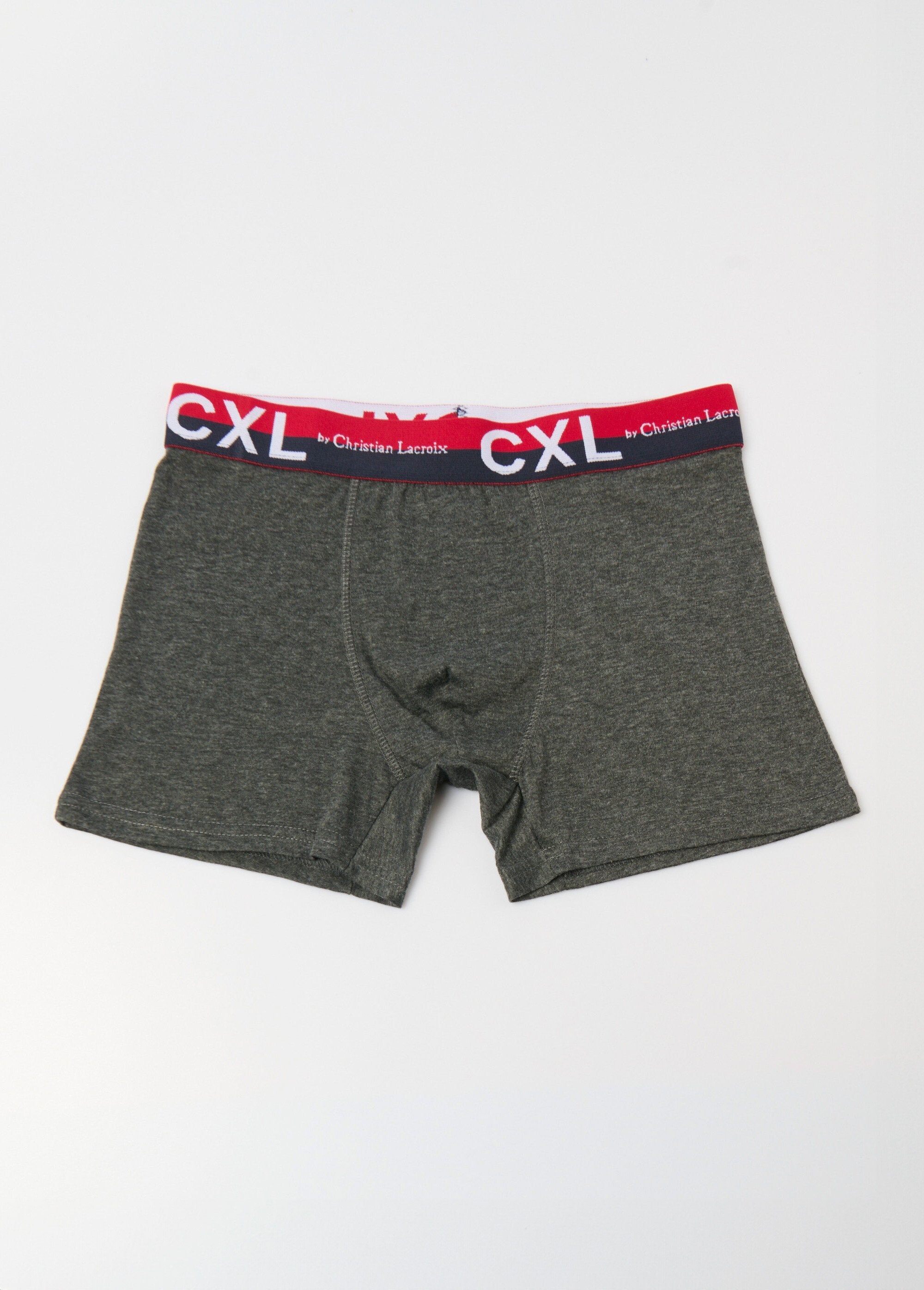 Pacote_de_4_boxers_lisos_com_cós_com_logotipo_Gris_fonce_FA1_slim