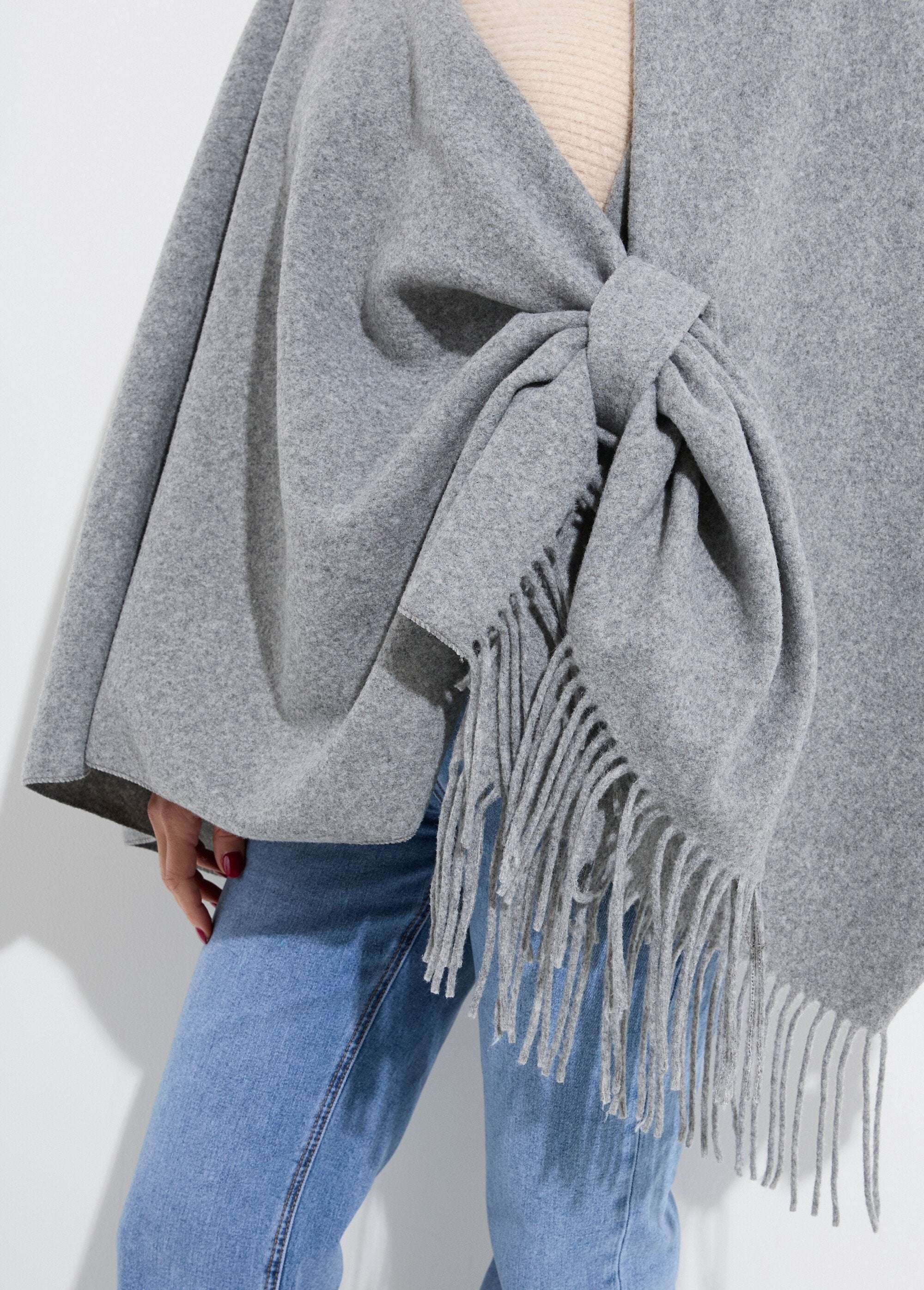 Manteau_cape_à_franges_aspect_lainage_Gris_DE1_slim
