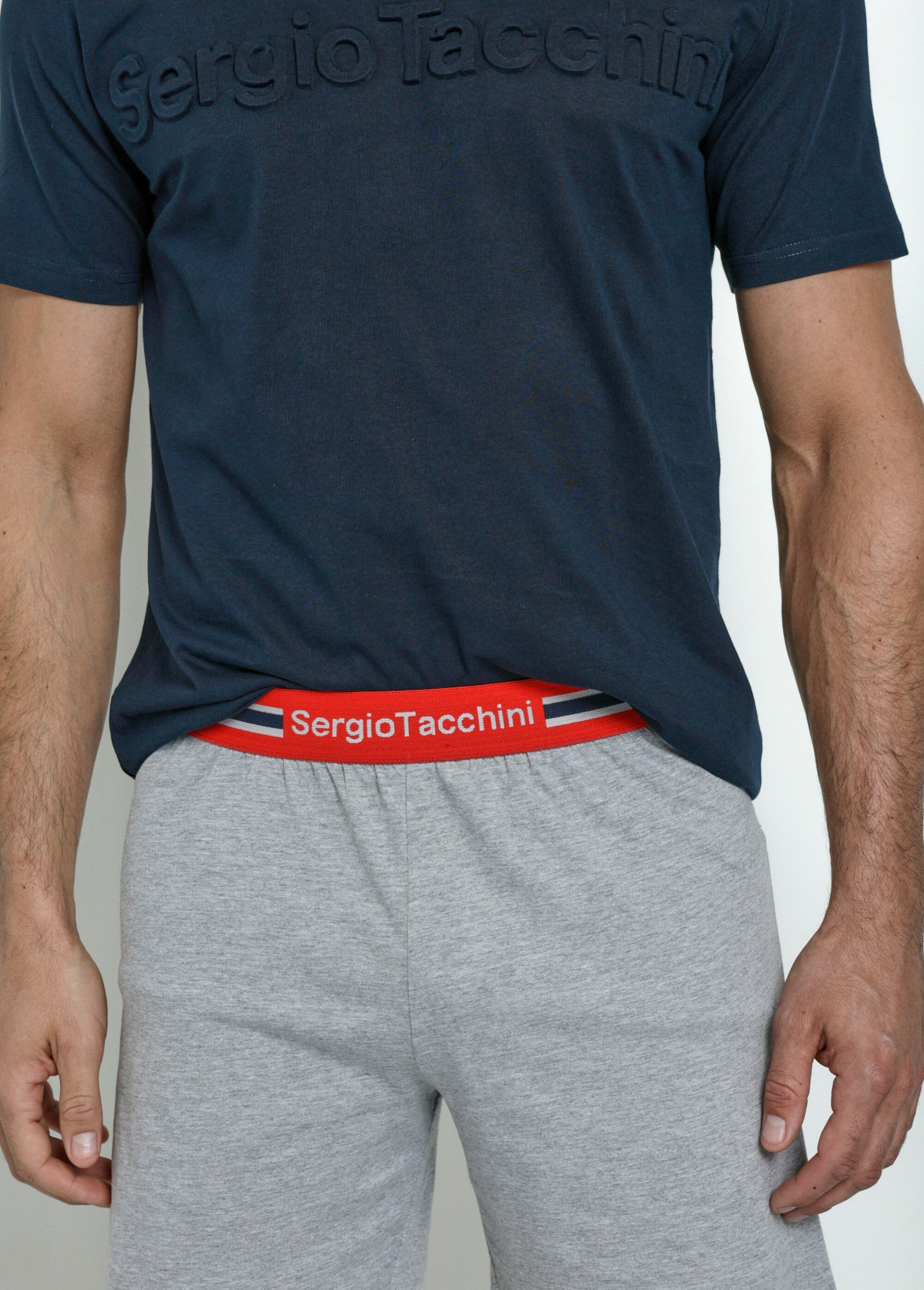 Pijama_curto_de_algodão_com_logotipo_3D,_tema_escuro_Marine_DE1_slim