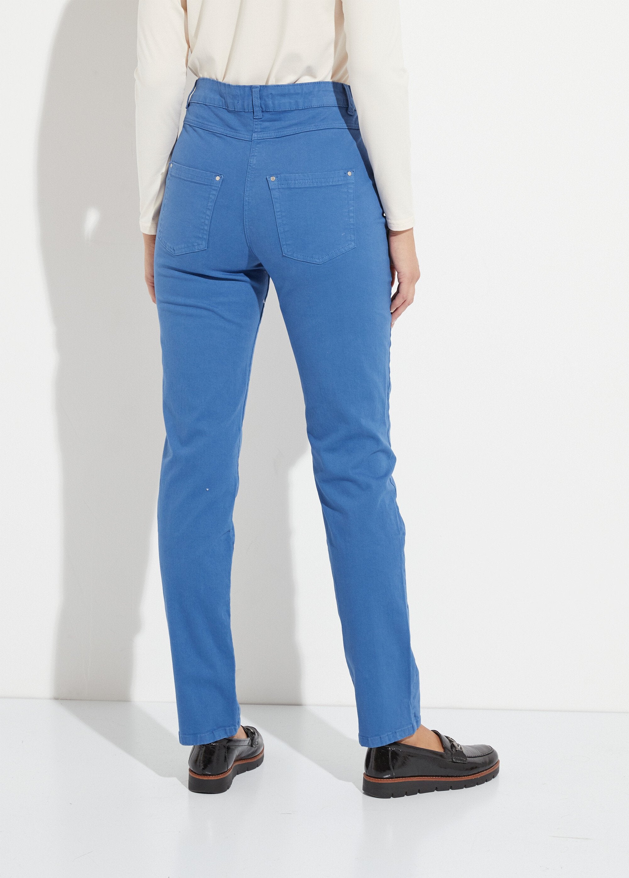 Calça_reta_de_algodão_elástico_com_5_bolsos_Bleu_DO1_slim