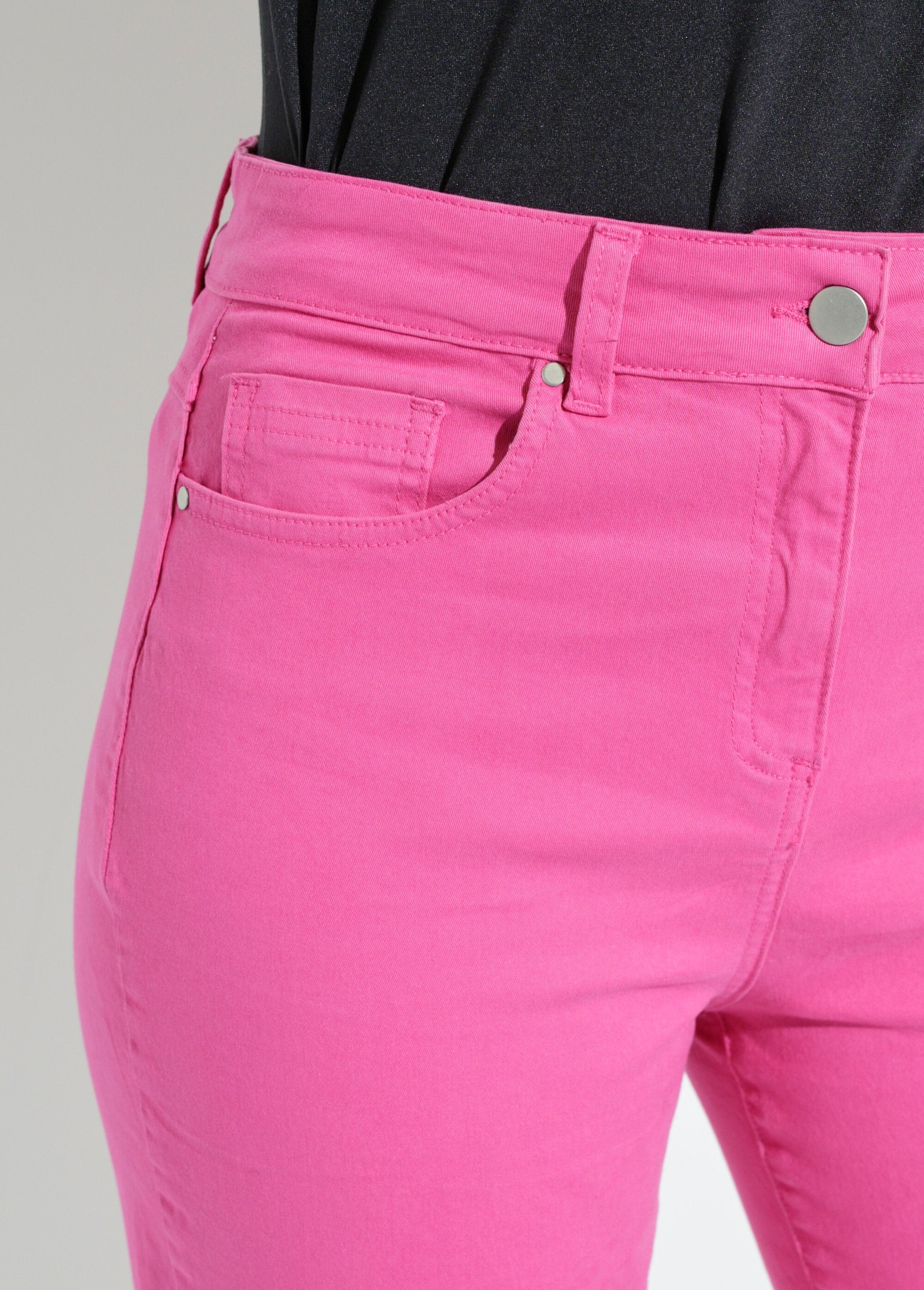 Calças_de_algodão_stretch_com_5_bolsos_e_perna_direita_Rose_magenta_DE1_slim