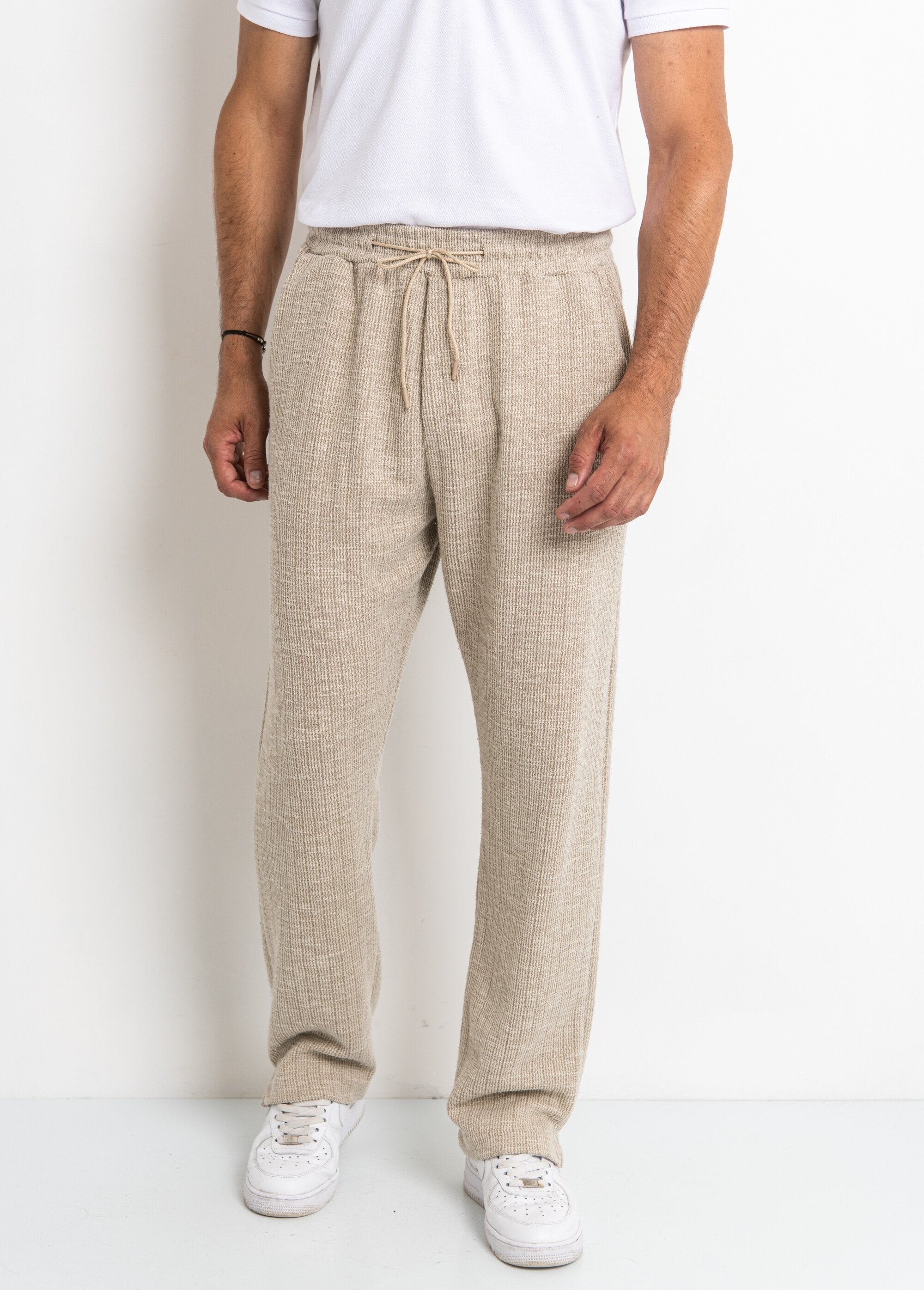 Calça_de_malha_com_amarração_na_cintura_Beige_FA1_slim