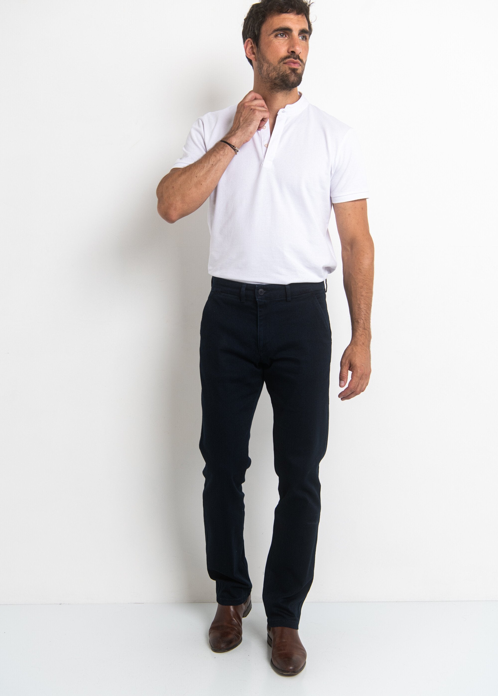 Calças_de_lona_jeans_com_bolsos_raglan_Marine_SF1_slim