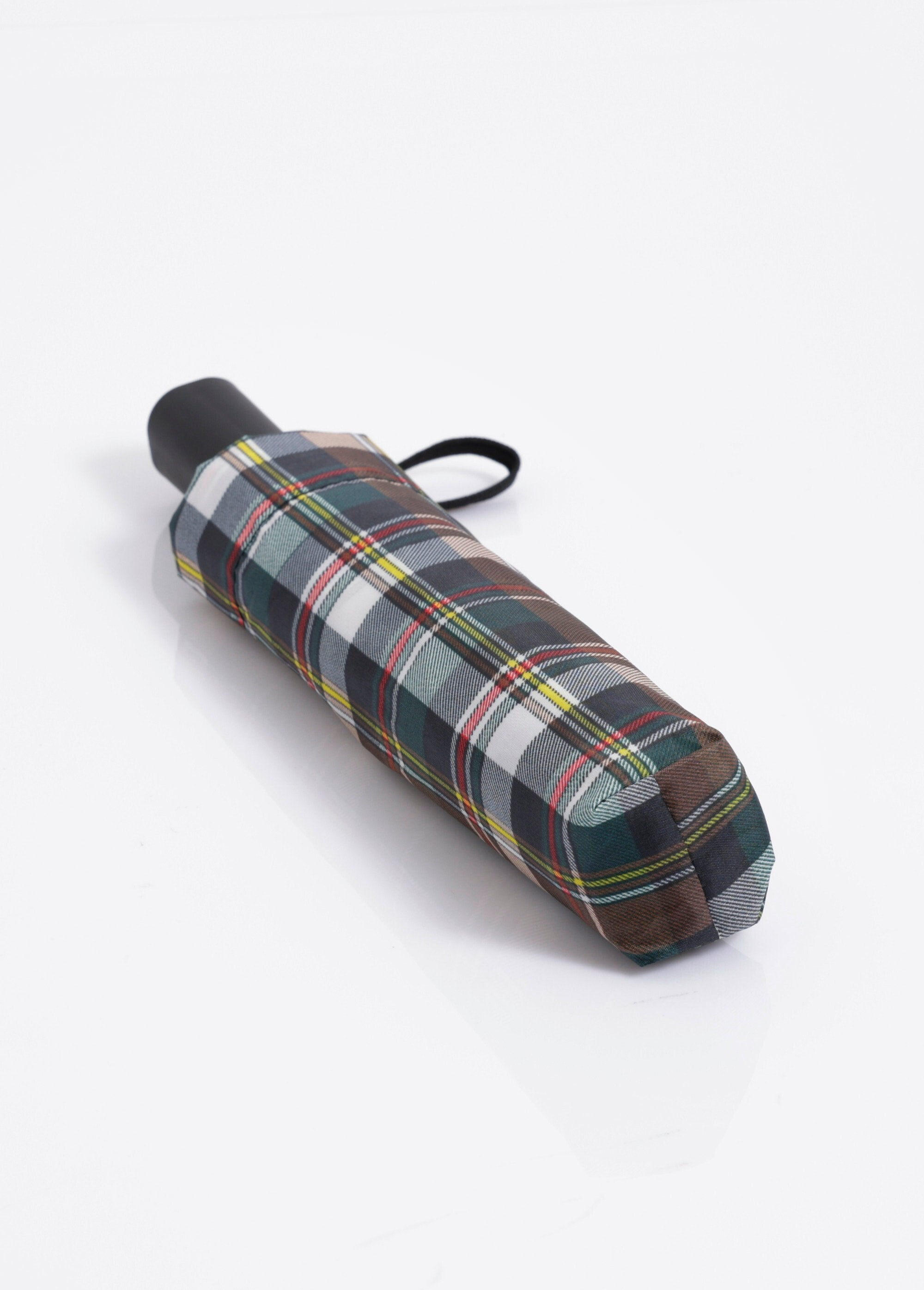 Parapluie_automatique_imprimé_carreaux_Vert_et_jaune_FA1_slim