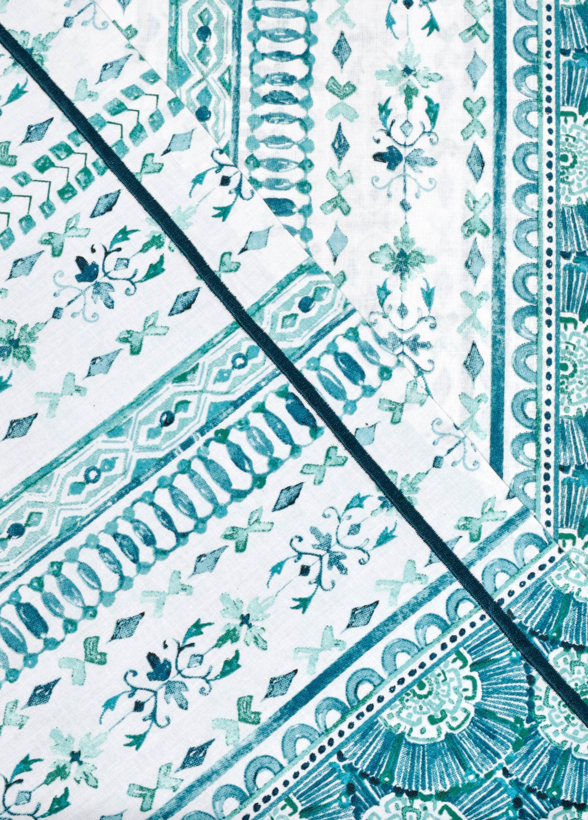Parure_de_lit_4_pièces_avec_drap_plat,_éventails_Bleu_DO1_slim