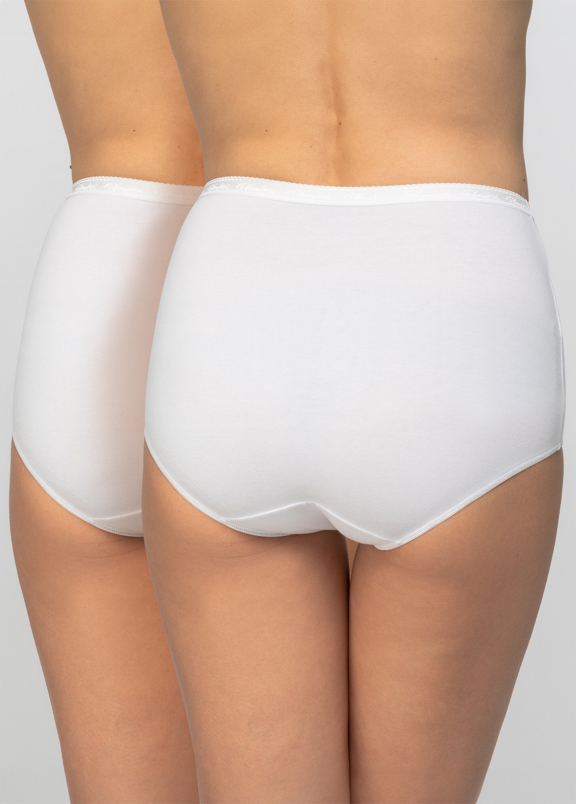 Playtex®_-_Pack_de_2_cuecas_de_cintura_alta_em_algodão_orgânico_Lote_branco2_DO1_slim