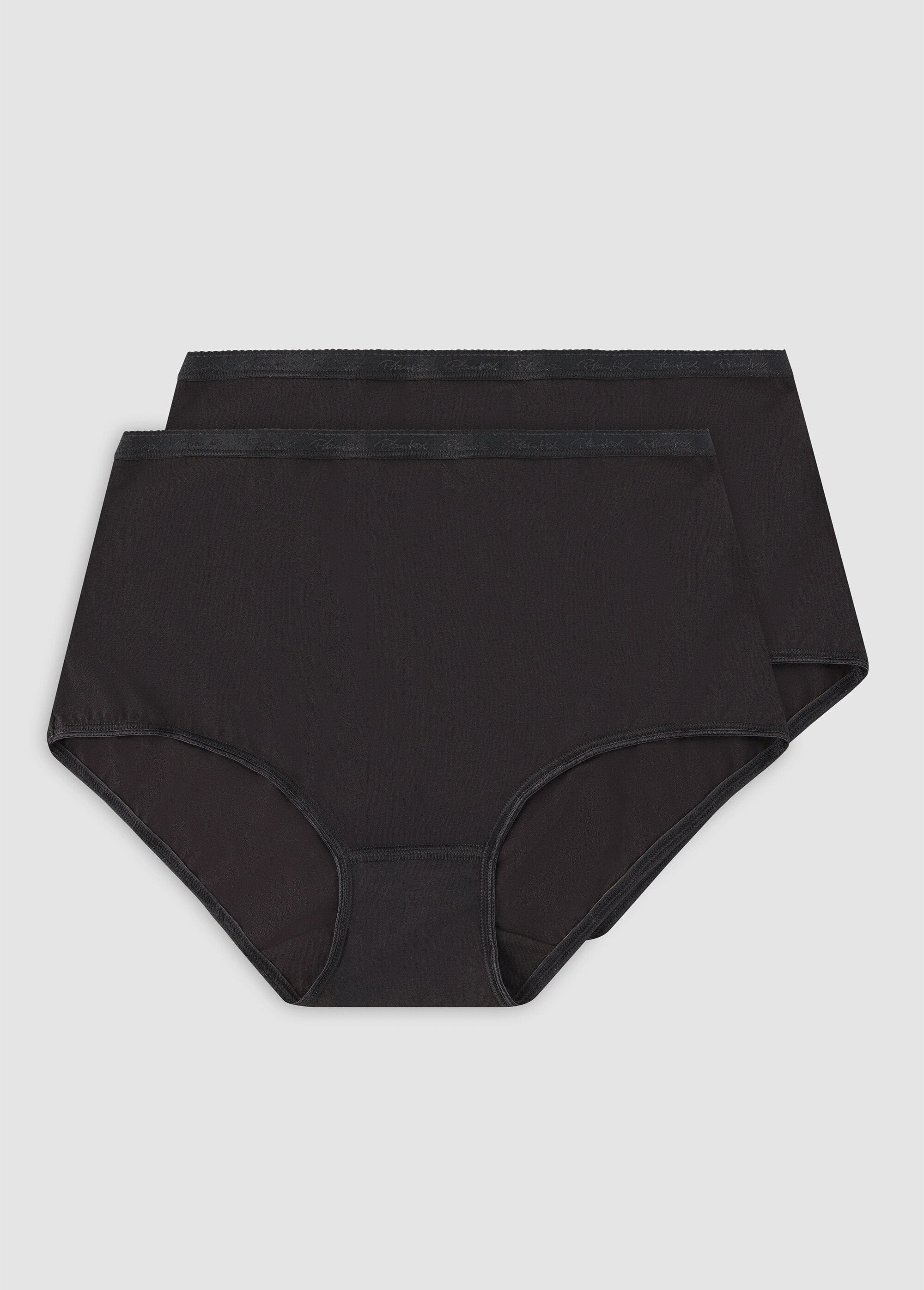 Playtex®_-_Pack_de_2_cuecas_de_cintura_alta_em_algodão_orgânico_Lote_preto2_DE1_slim