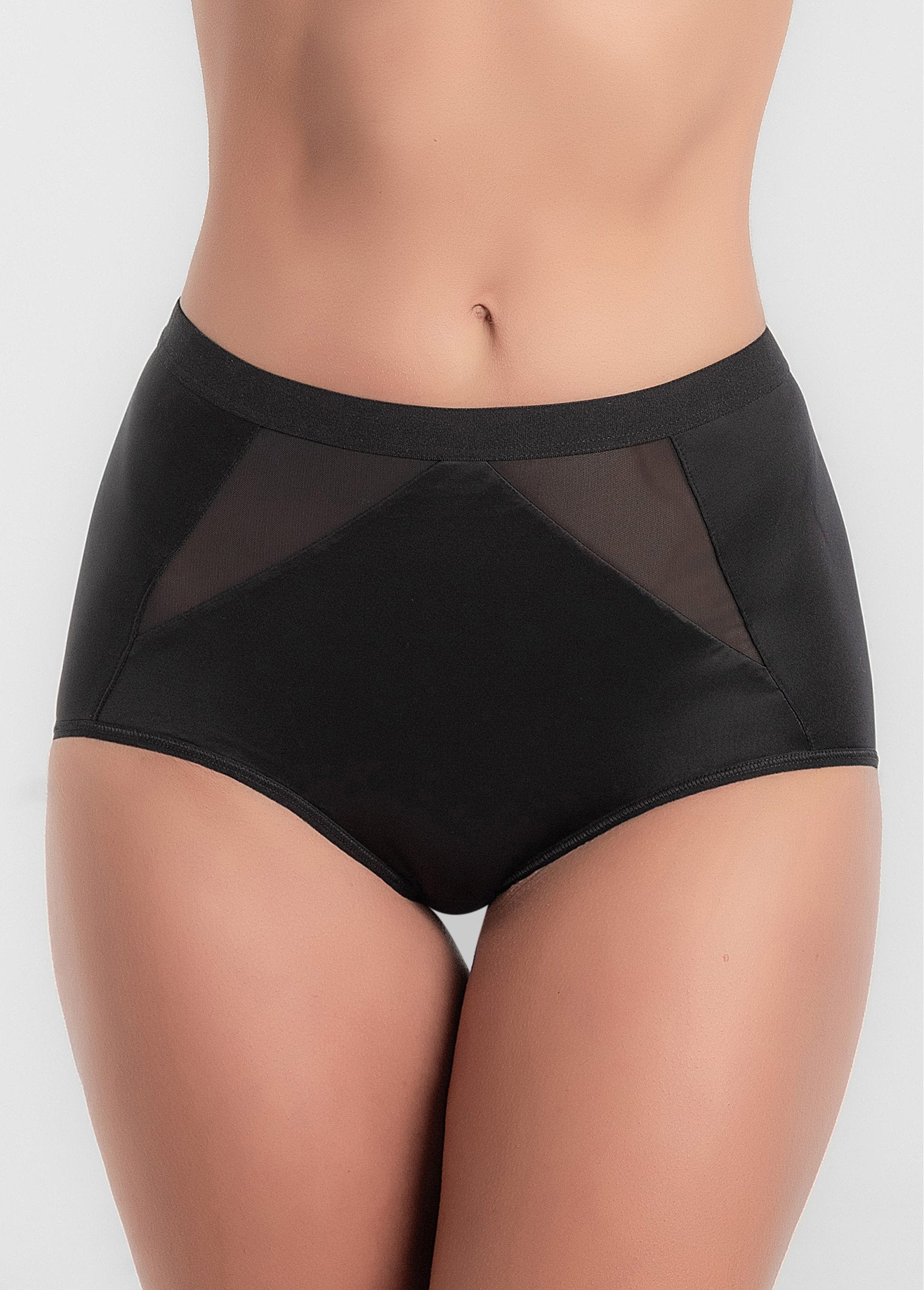 Cinta_de_calcinha_com_suporte_de_cintura_alta_Playtex®_PRETO_FA1_slim