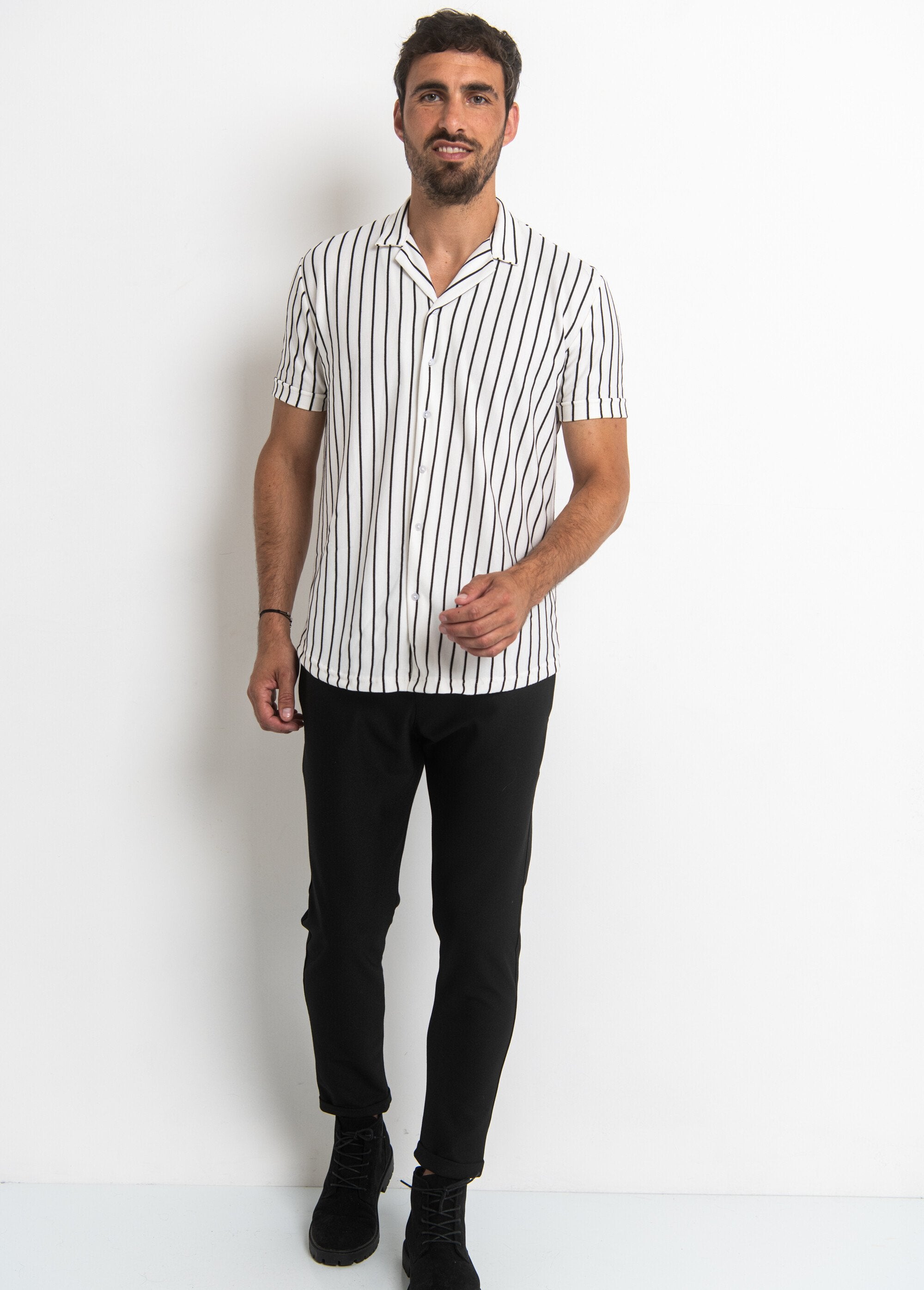 Camisa_polo_listrada_com_botões_Blanc_raye_SF1_slim