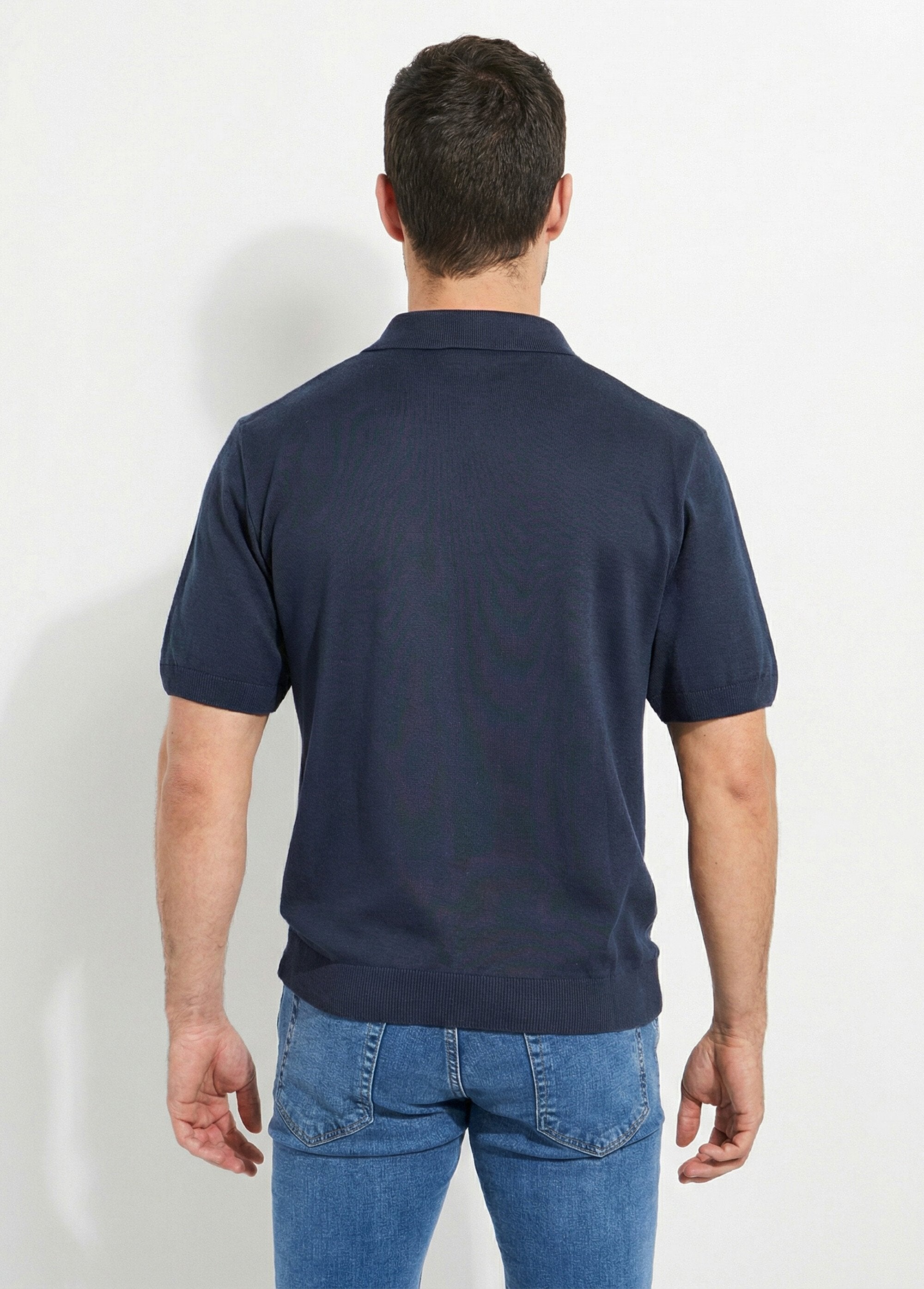 Camisa_polo_de_manga_curta_com_zíper_e_listras_jacquard_Marine_DO1_slim