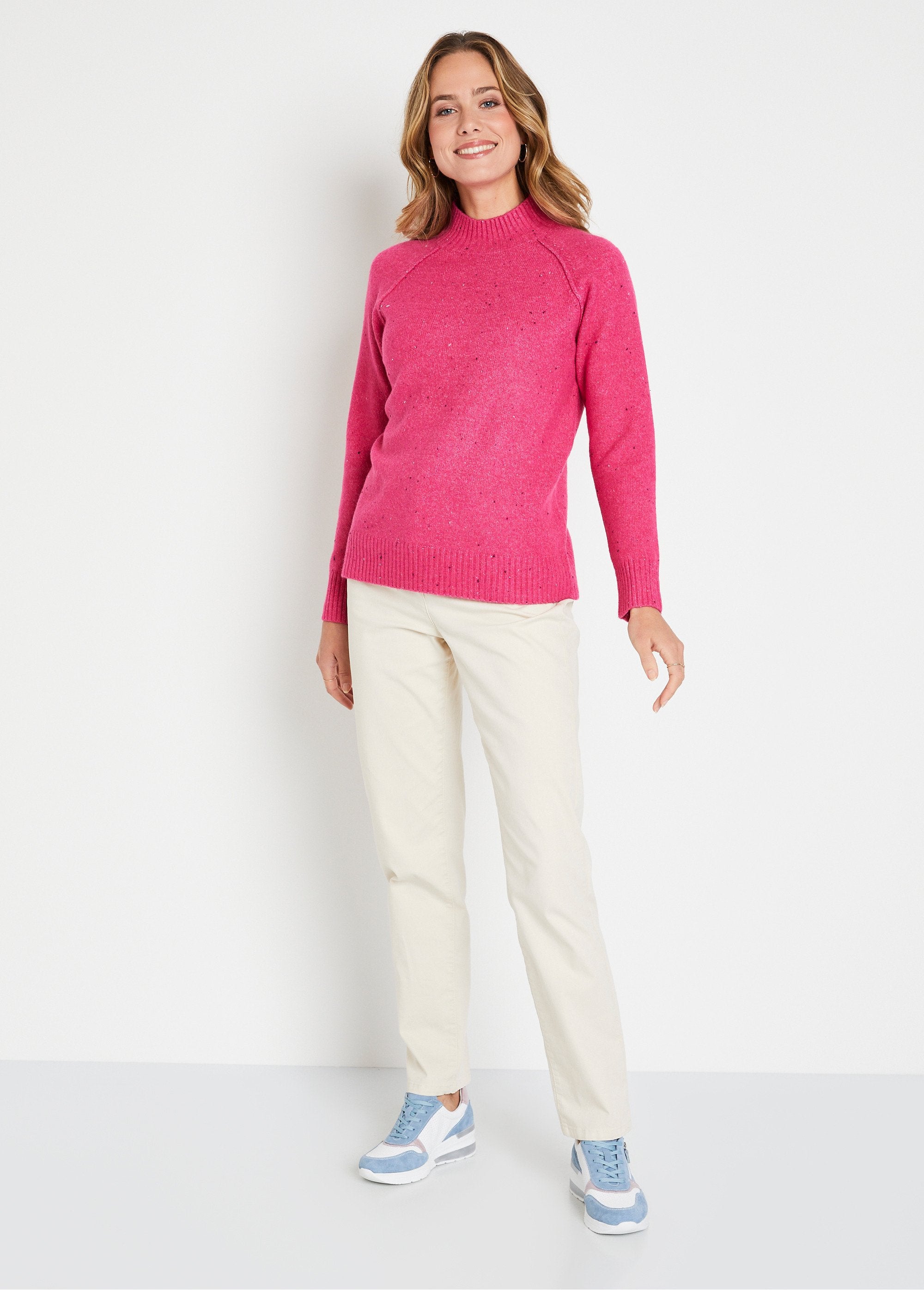 Camisola_raglan_quente_com_gola_salpicada_Fuchsia_SF1_slim