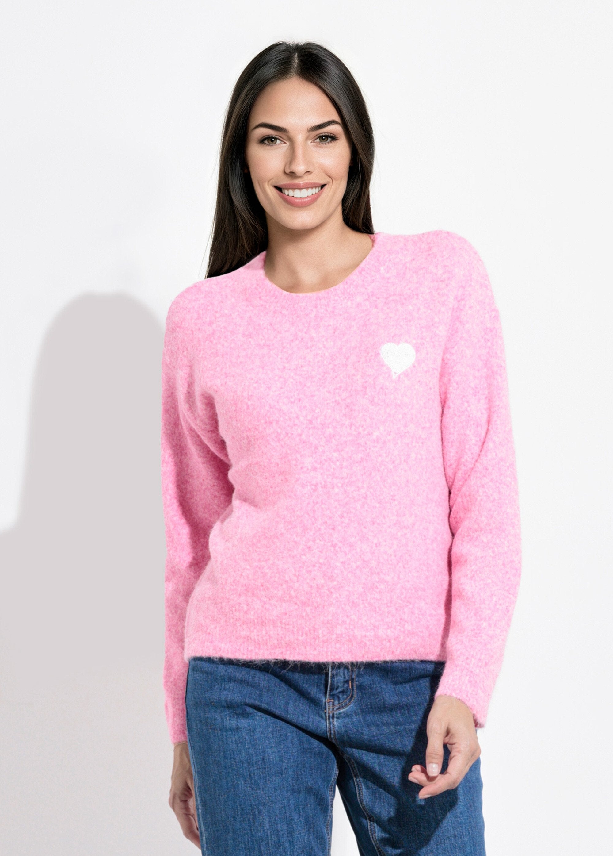 Pull_col_rond_détail_motif_sequins_Rose_FA1_slim