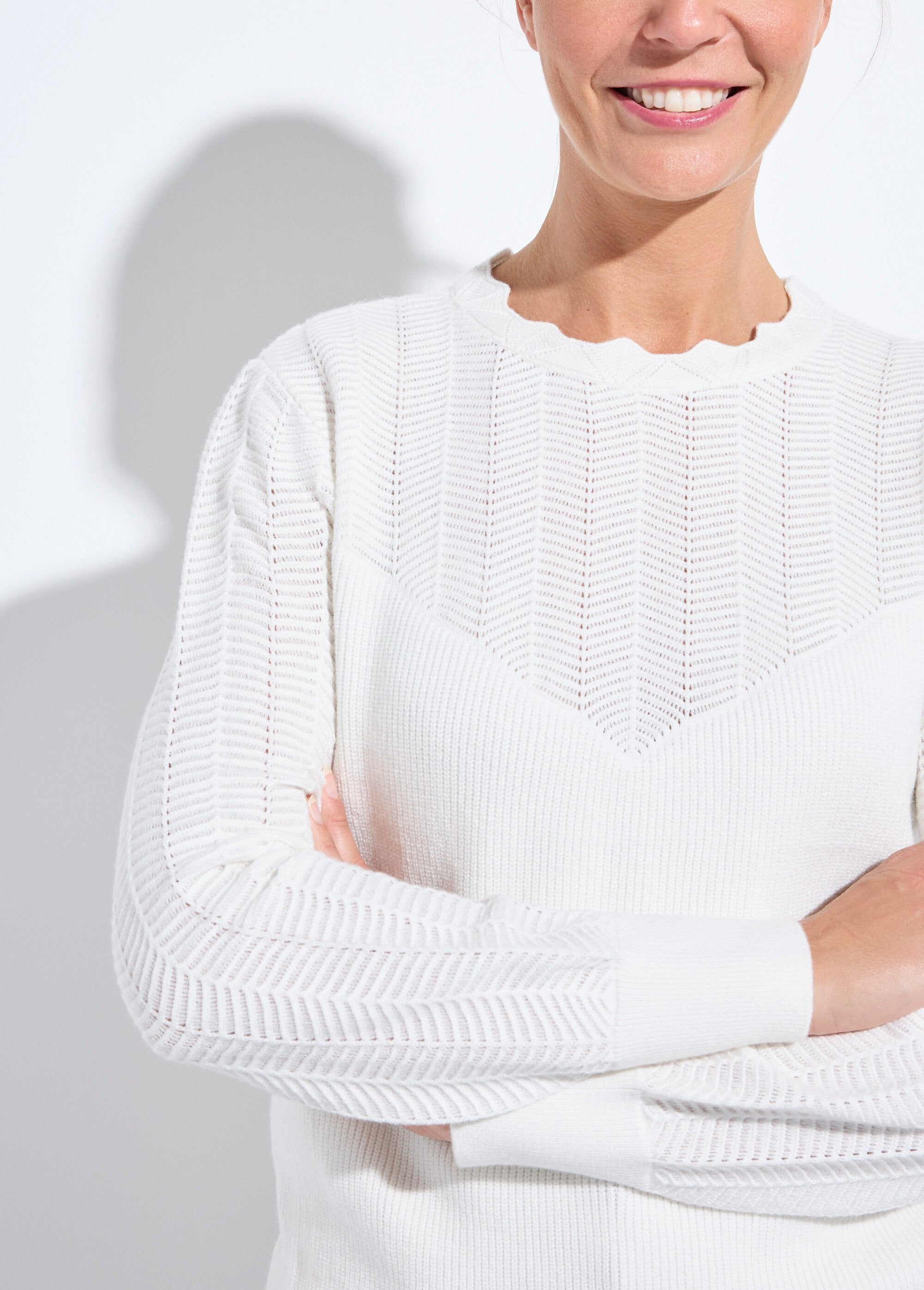 Pull_doux_col_rond_manches_longues_blousantes_Ecru_DE1_slim