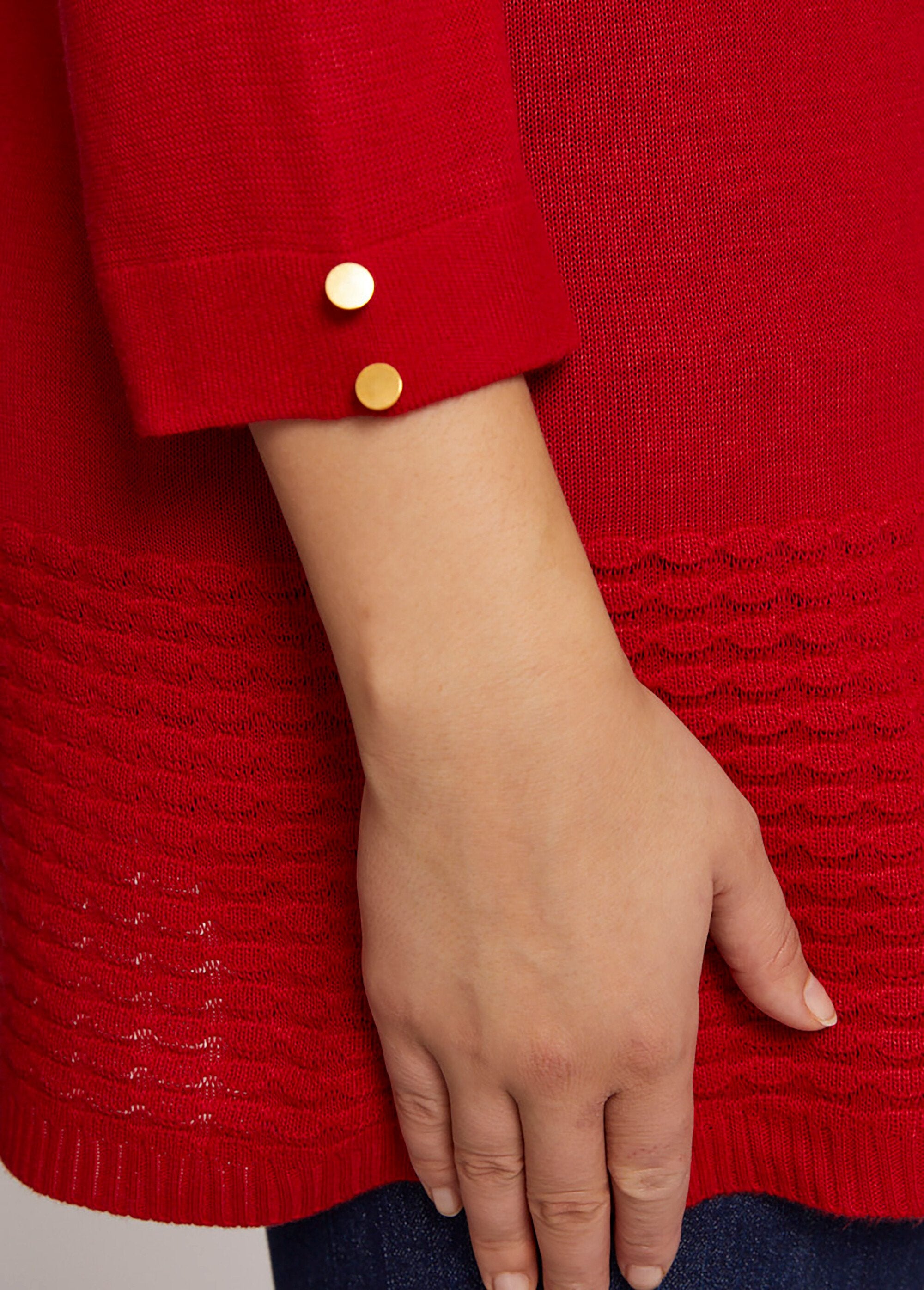 Camisola_túnica_de_malha_de_manga_3/4_Carmin_DE1_curvy