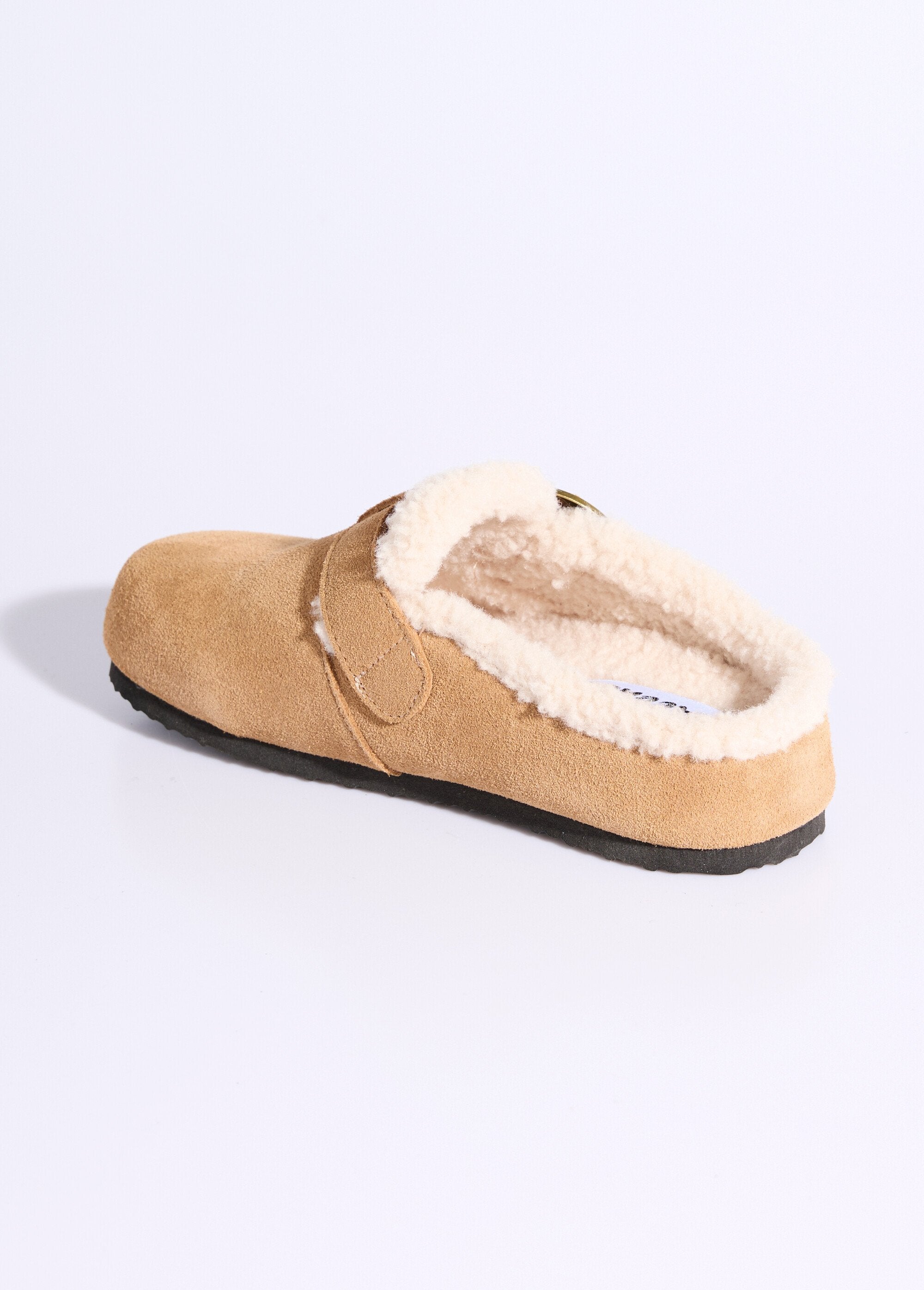 Sabots_en_cuir_suédé,_intérieur_fourrure_Camel_DO1_slim