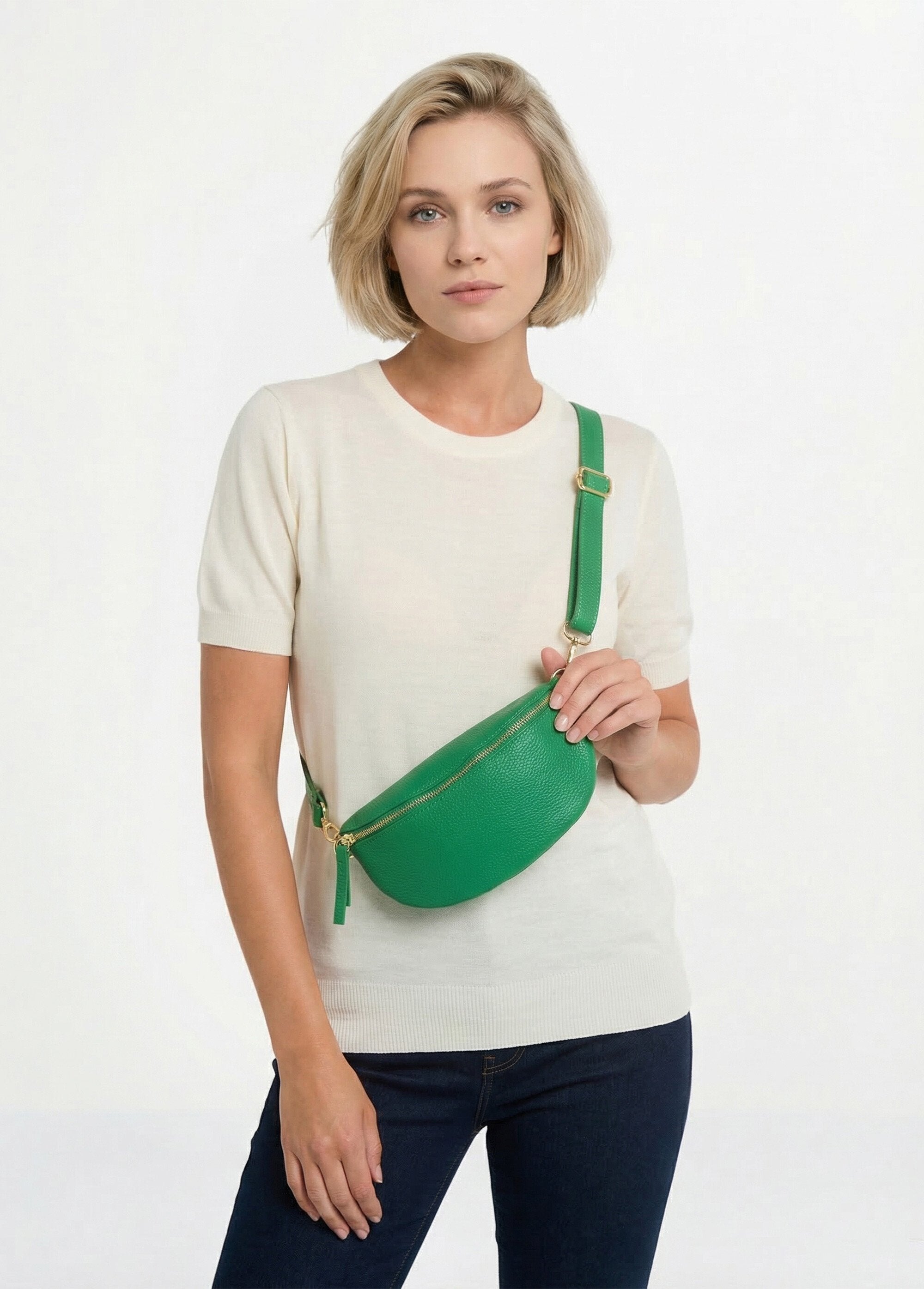 Bolsa_de_cintura_de_couro_granulado_para_mulher_Vert_gazon_SF1_slim