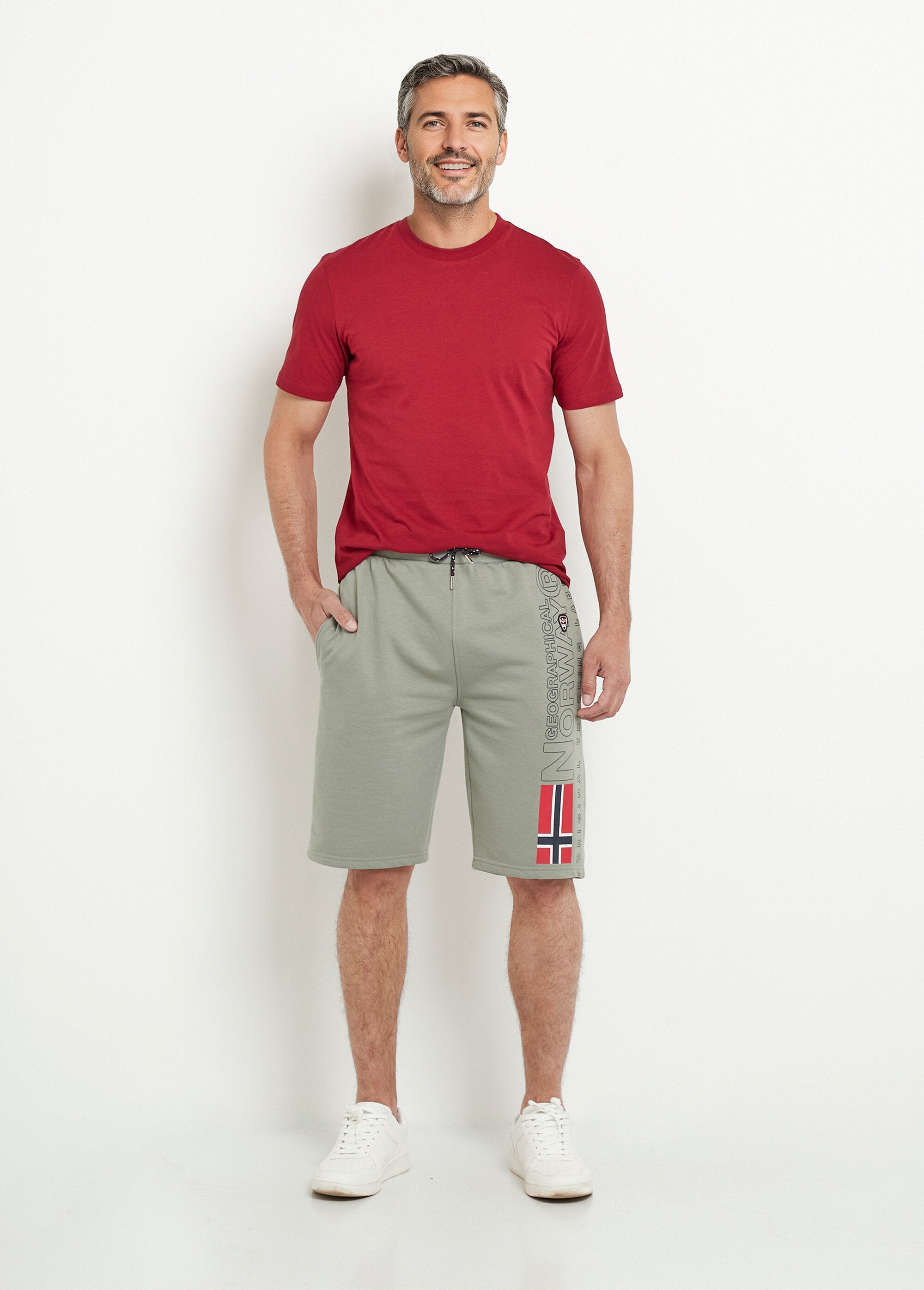 Shorts_longos_de_lã_com_cós_elástico_Olive_SF1_slim