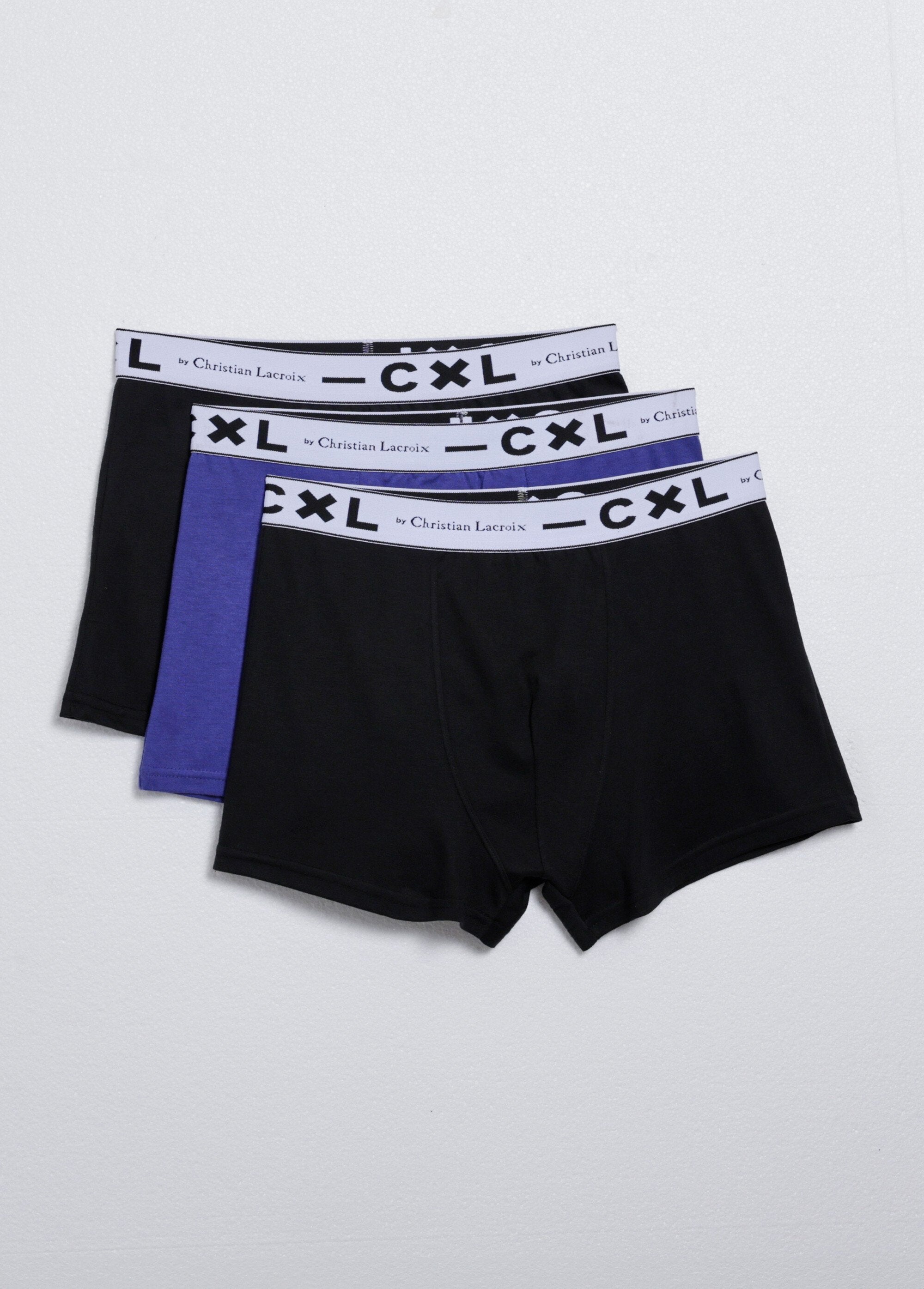 Boxers_lisos_escuros,_cós_elástico_Assortis_noir_FA1_slim