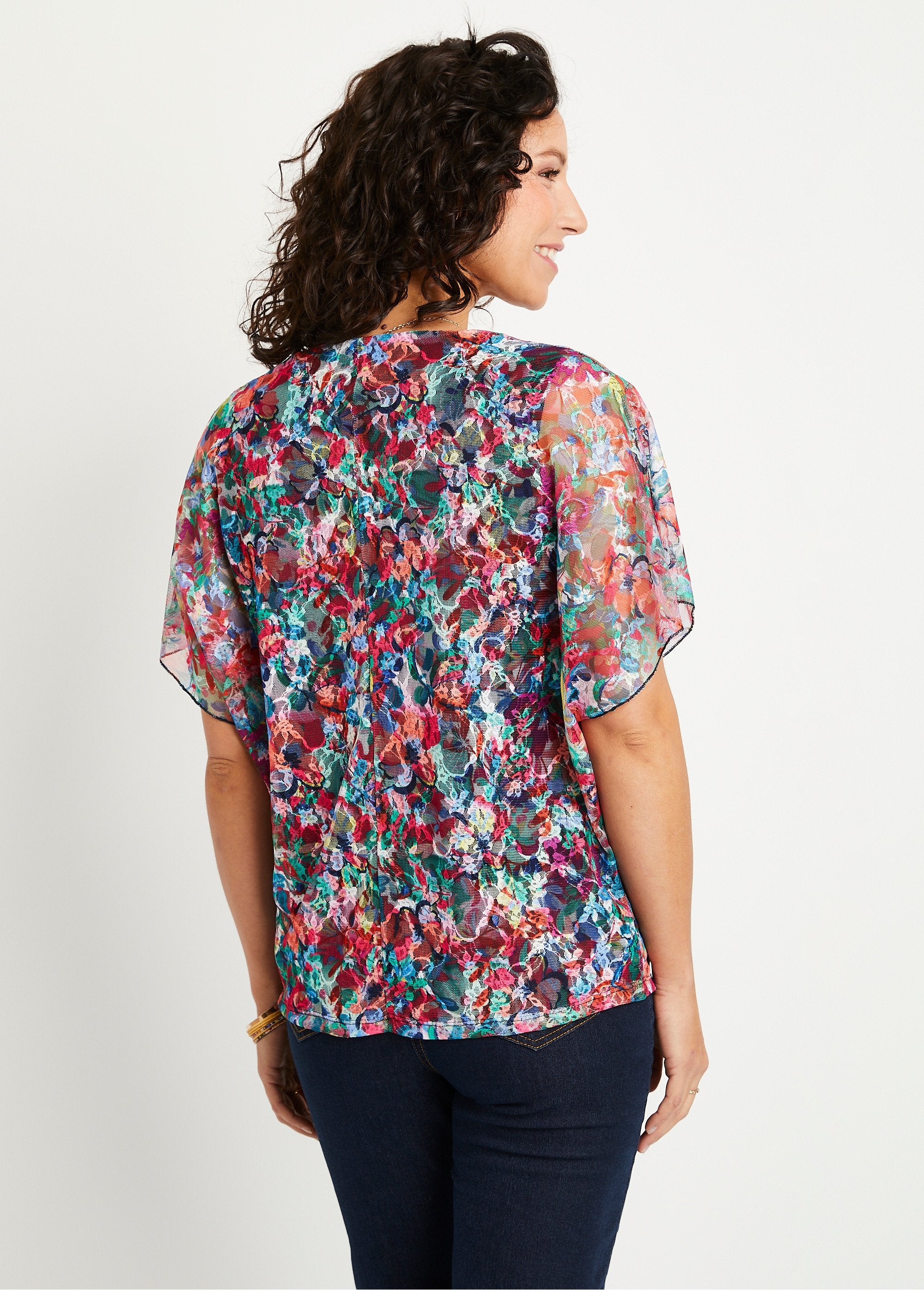 T-shirt_curta_em_renda_floral_Fúcsia_e_azul_DO1_slim