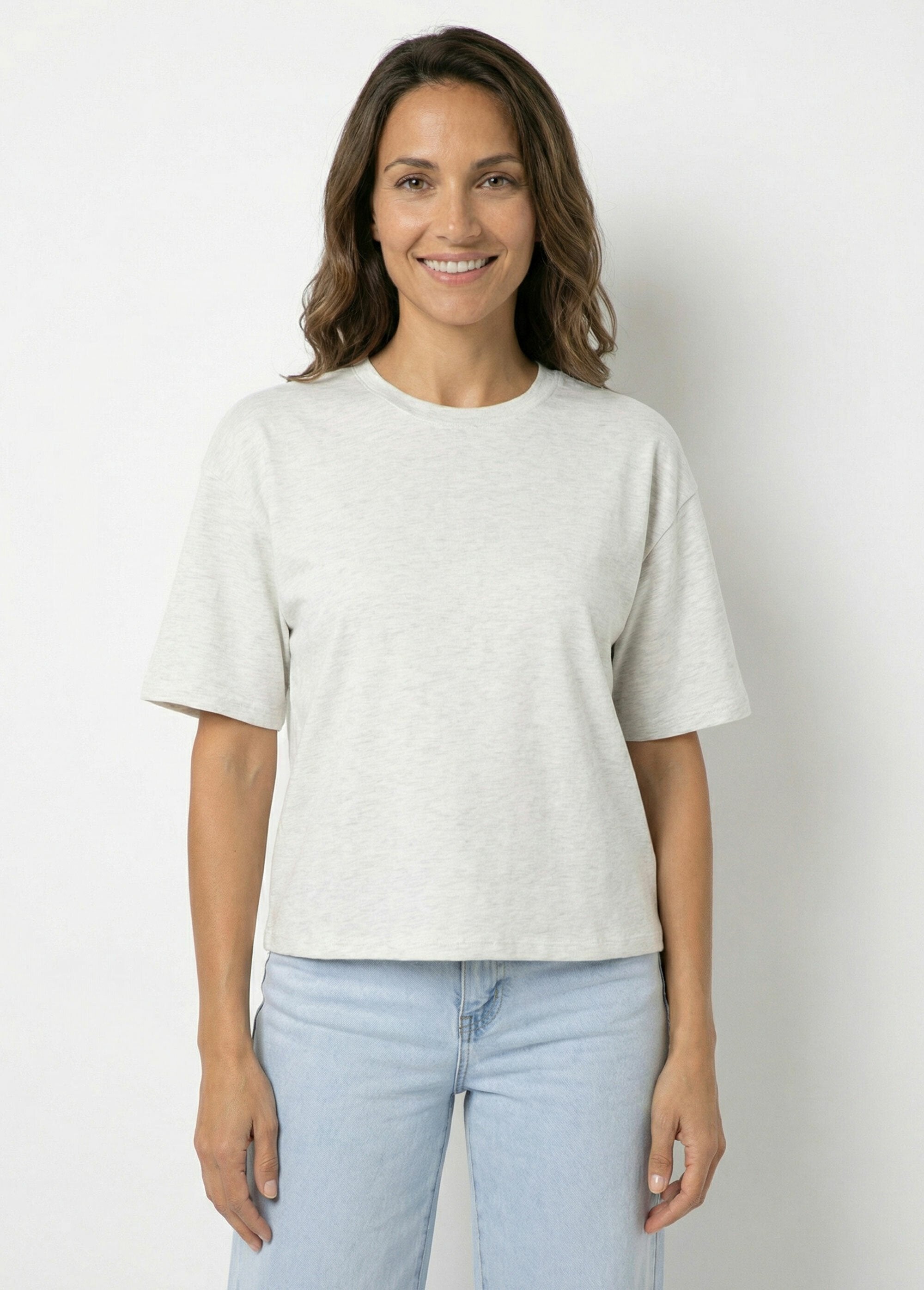 T-shirt_loose_extensible_manches_courtes_Gris_chine_FA1_slim