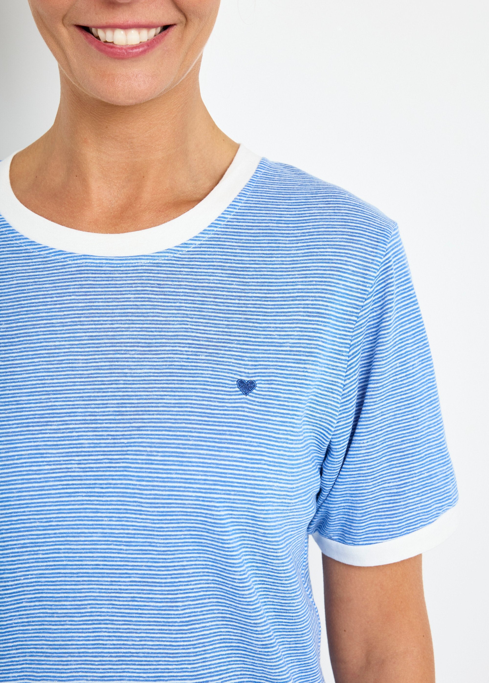 T-shirt_rayé_extensible_col_rond_Bleu_DE1_slim