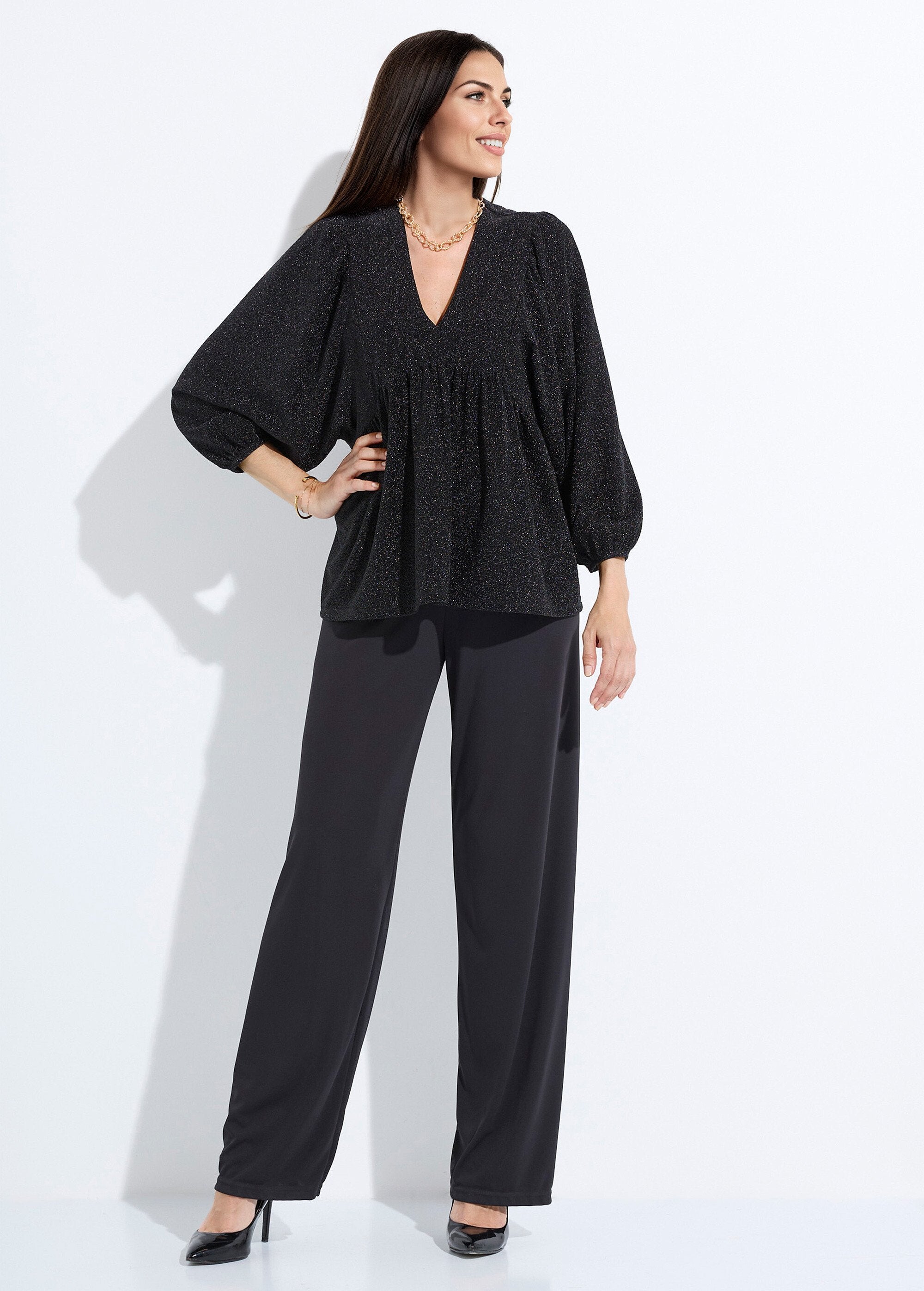 Túnica_de_malha_brilhante_com_mangas_bufantes_Noir_SF1_slim