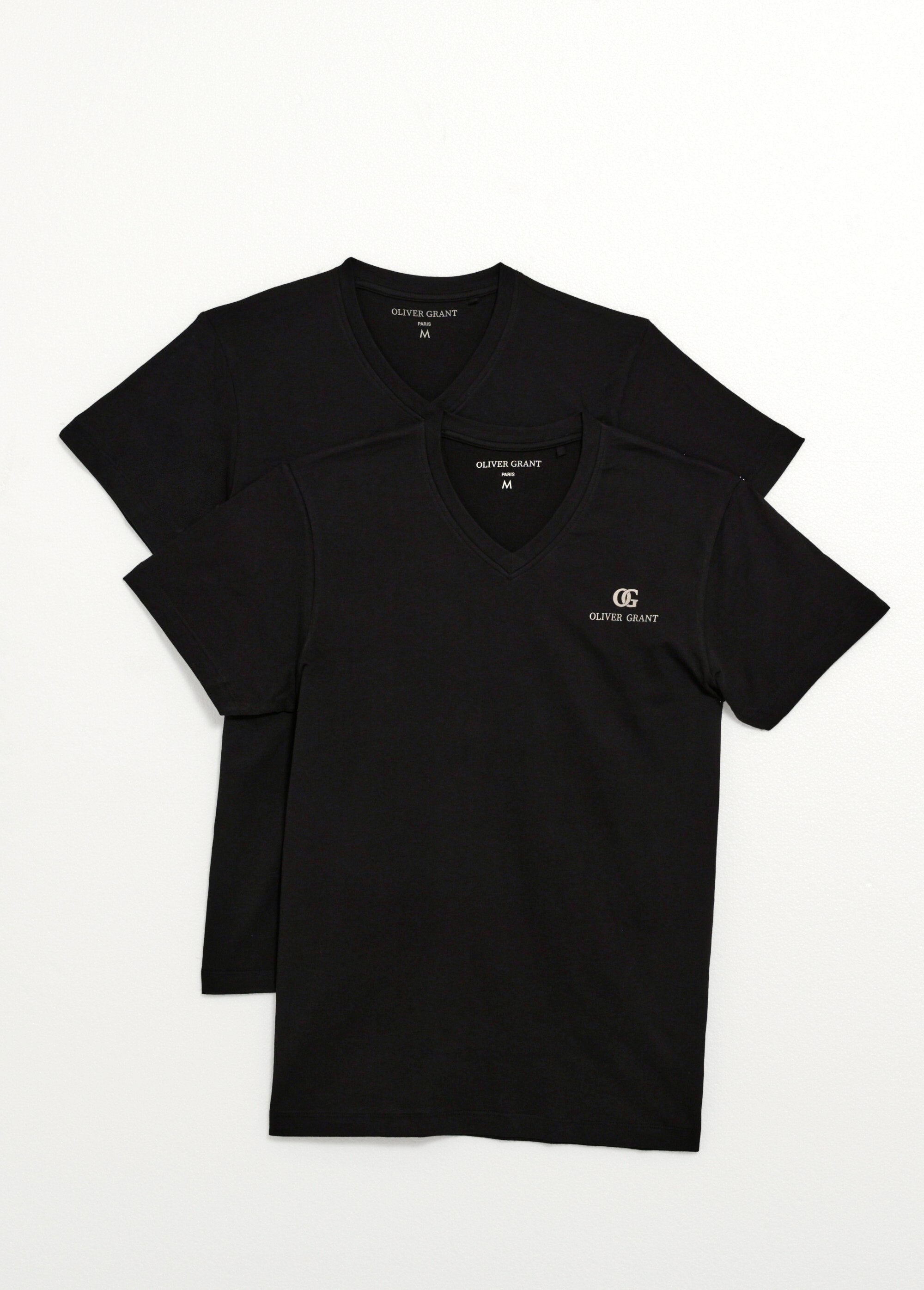 Camisetas_escuras_de_manga_curta_com_decote_em_V_Noir_LO1_slim