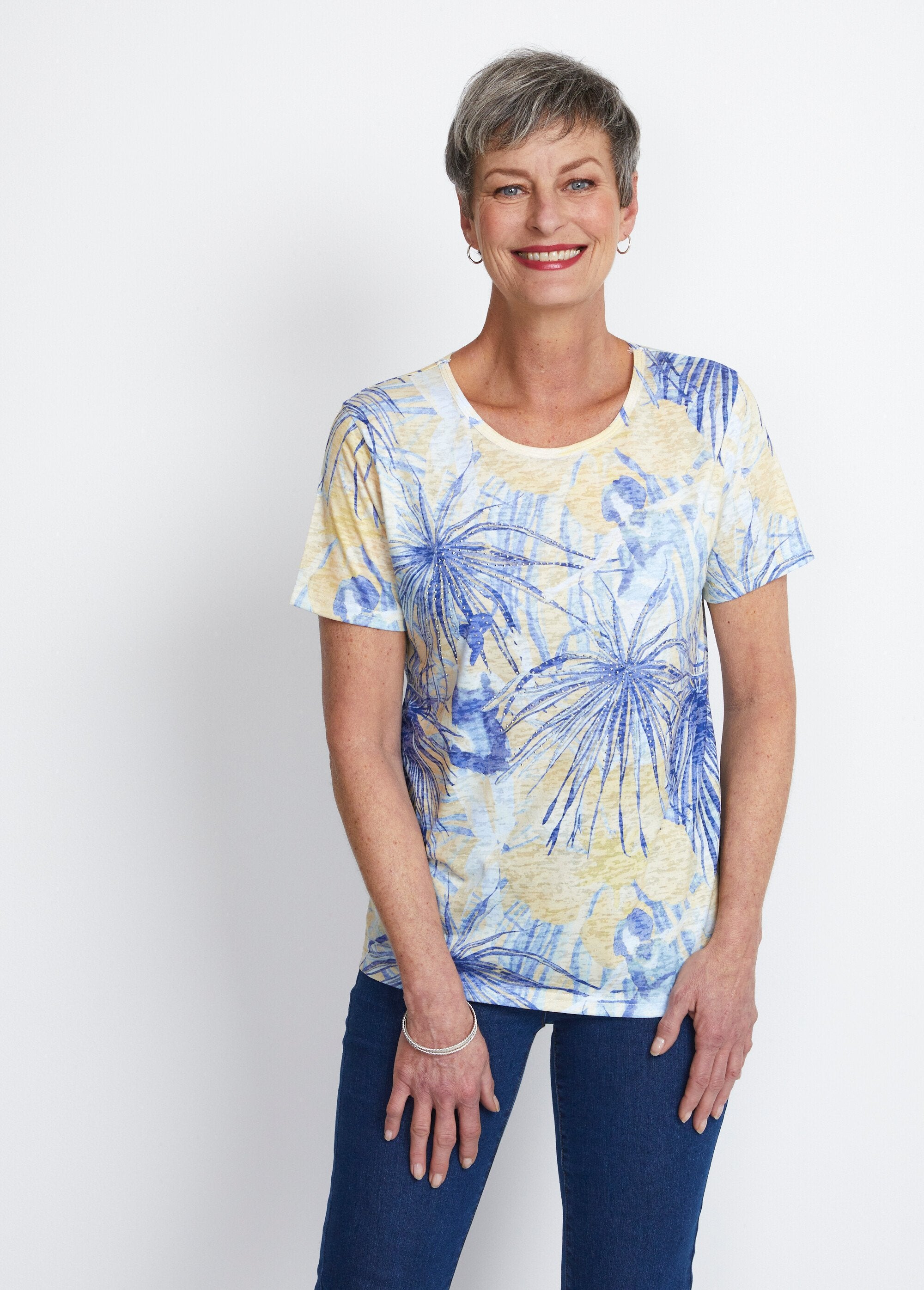 T-shirt_curta_com_strass_Amarelo_e_azul_FA1_slim